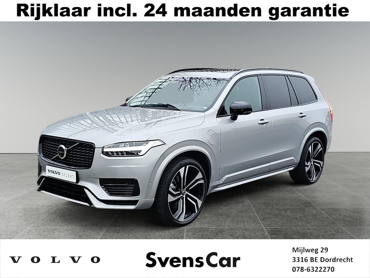 Volvo XC90 - T8 Recharge AWD Ultimate Dark | Luchtvering | 360° Camera | Trekhaak | - AutoWereld.nl