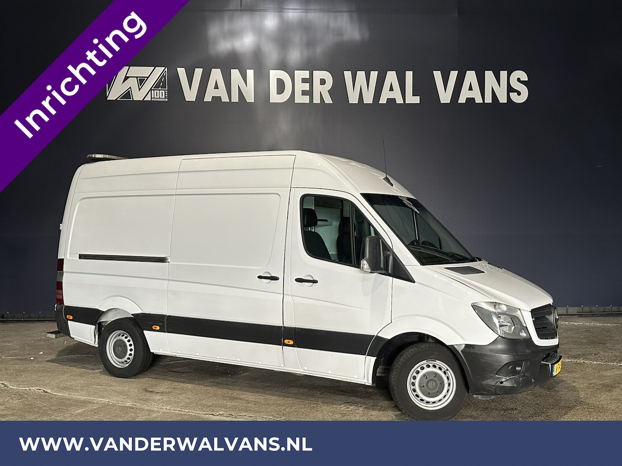 Mercedes-Benz Sprinter - 316 CDI 164pk **BPM VRIJ voor de Ondernemer** L2H2 inrichting Euro6 Airco | 2800kg trekhaa - AutoWereld.nl