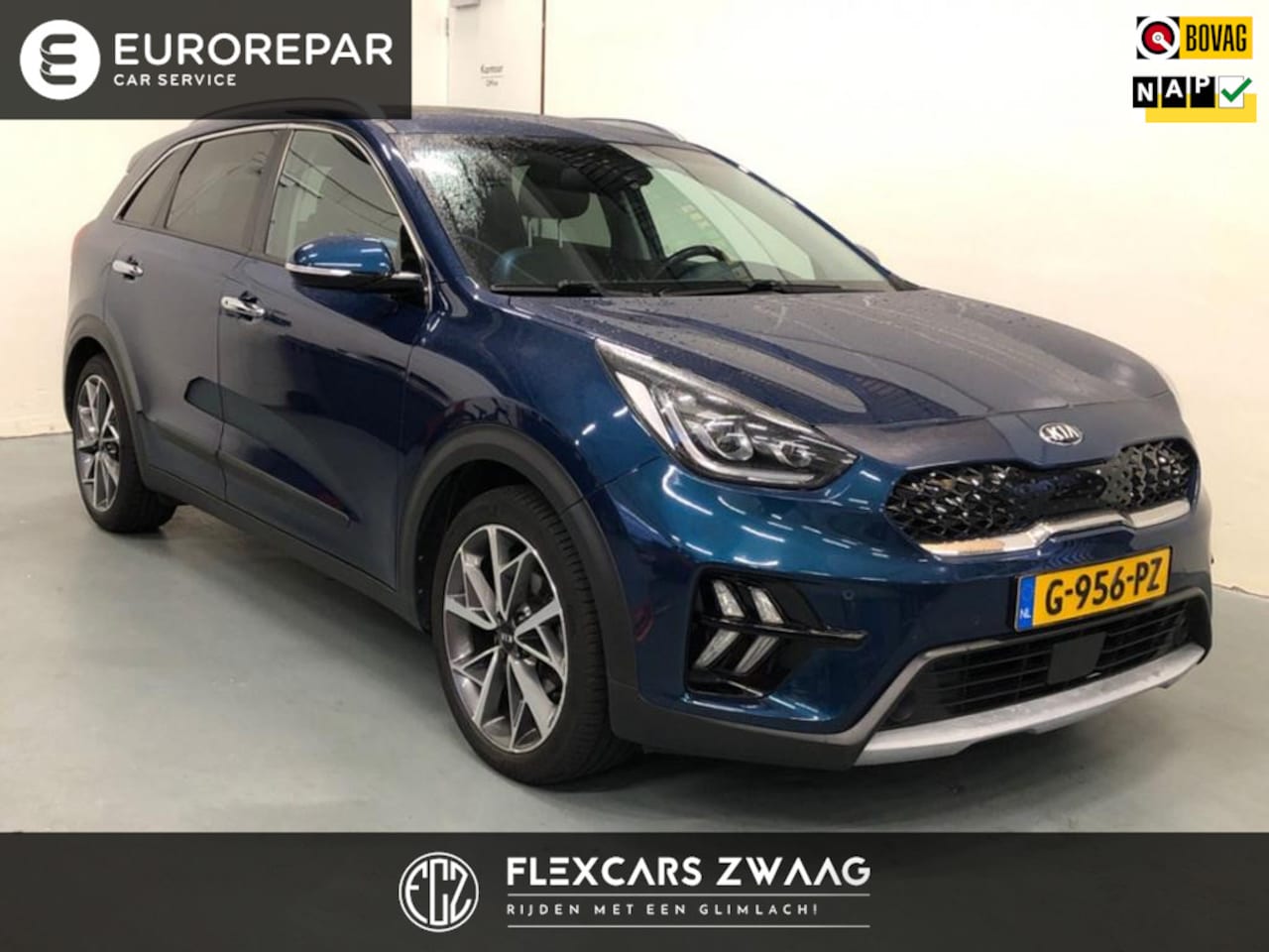 Kia Niro - 1.6 GDi Hybrid ExecutiveLine - Leder - Navi - Climate - Trekhaak - Org.NL - AutoWereld.nl