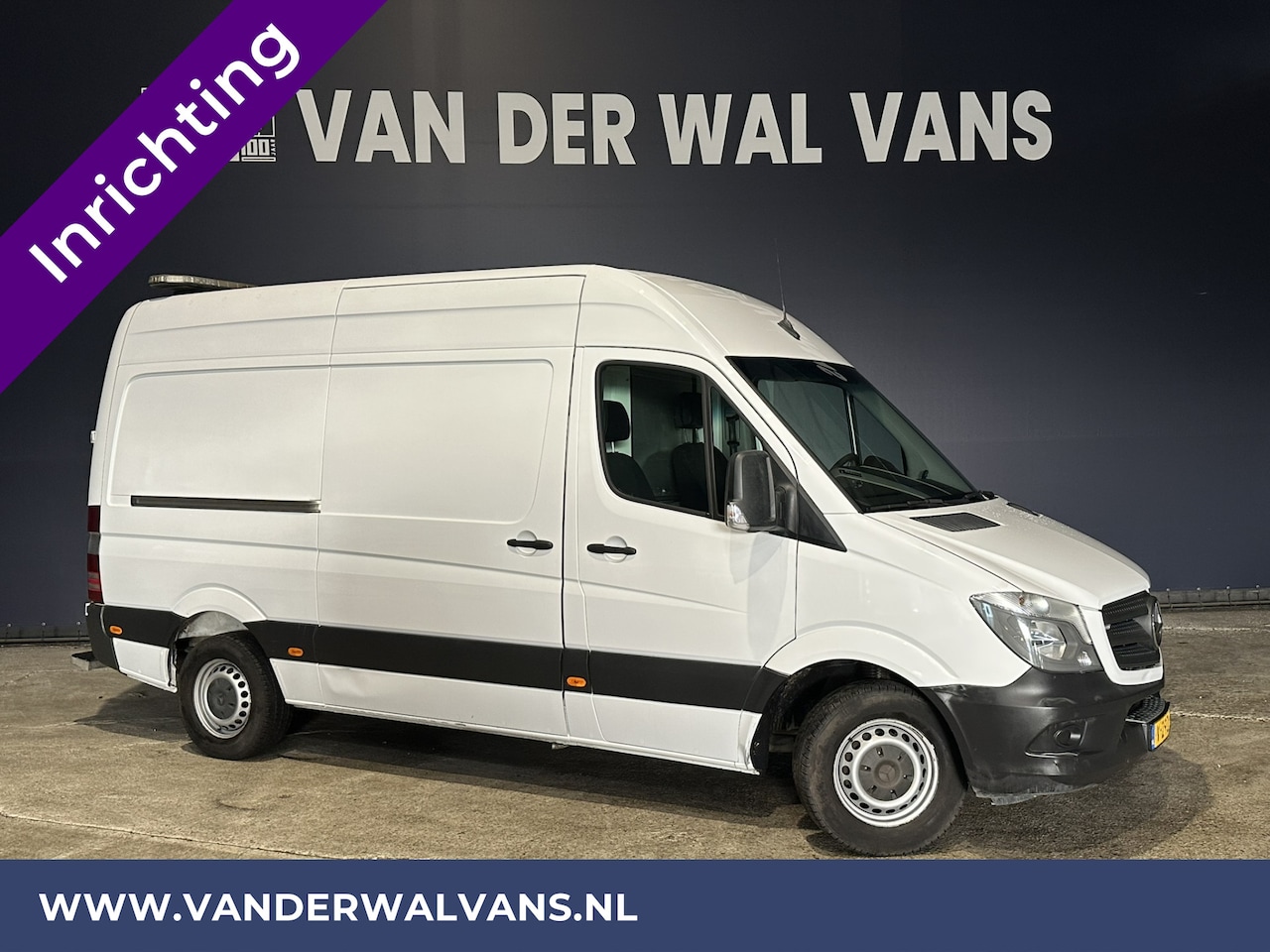 Mercedes-Benz Sprinter - 316 CDI 164pk **BPM VRIJ voor de Ondernemer** L2H2 inrichting Euro6 Airco | 2800kg trekhaa - AutoWereld.nl