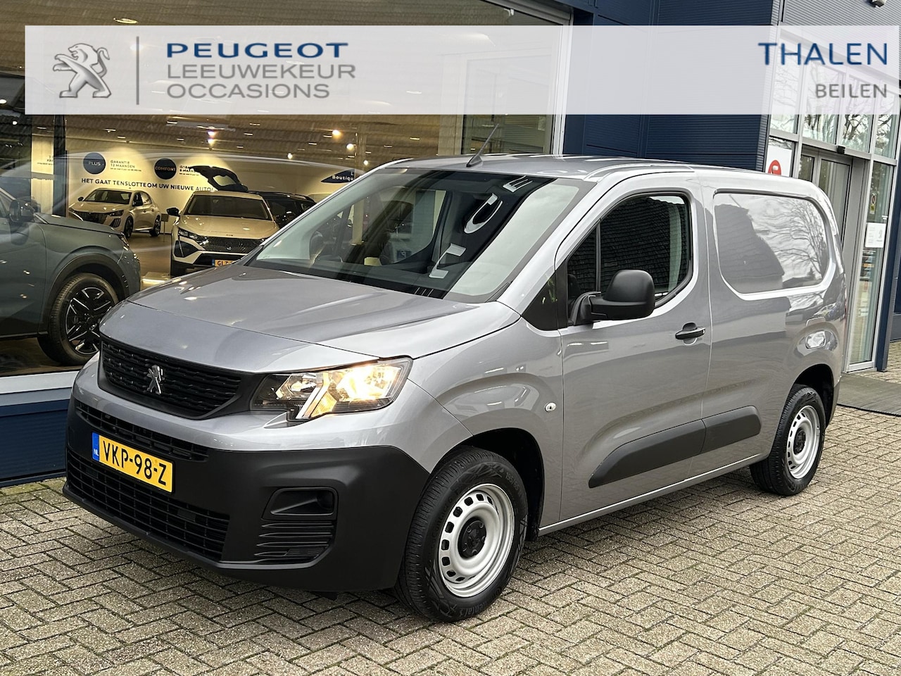 Peugeot Partner - 1.5 BlueHDI Pro | Airco | Radio | Cruise Control | Zijschuifdeur | Metallic Lak | Audio be - AutoWereld.nl