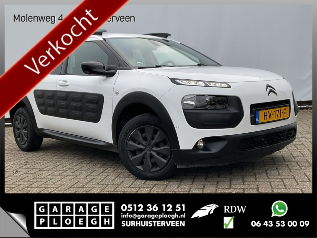 Citroën C4 Cactus - 1.6 BlueHDi Pano-dak Navi Camera Business Plus - AutoWereld.nl