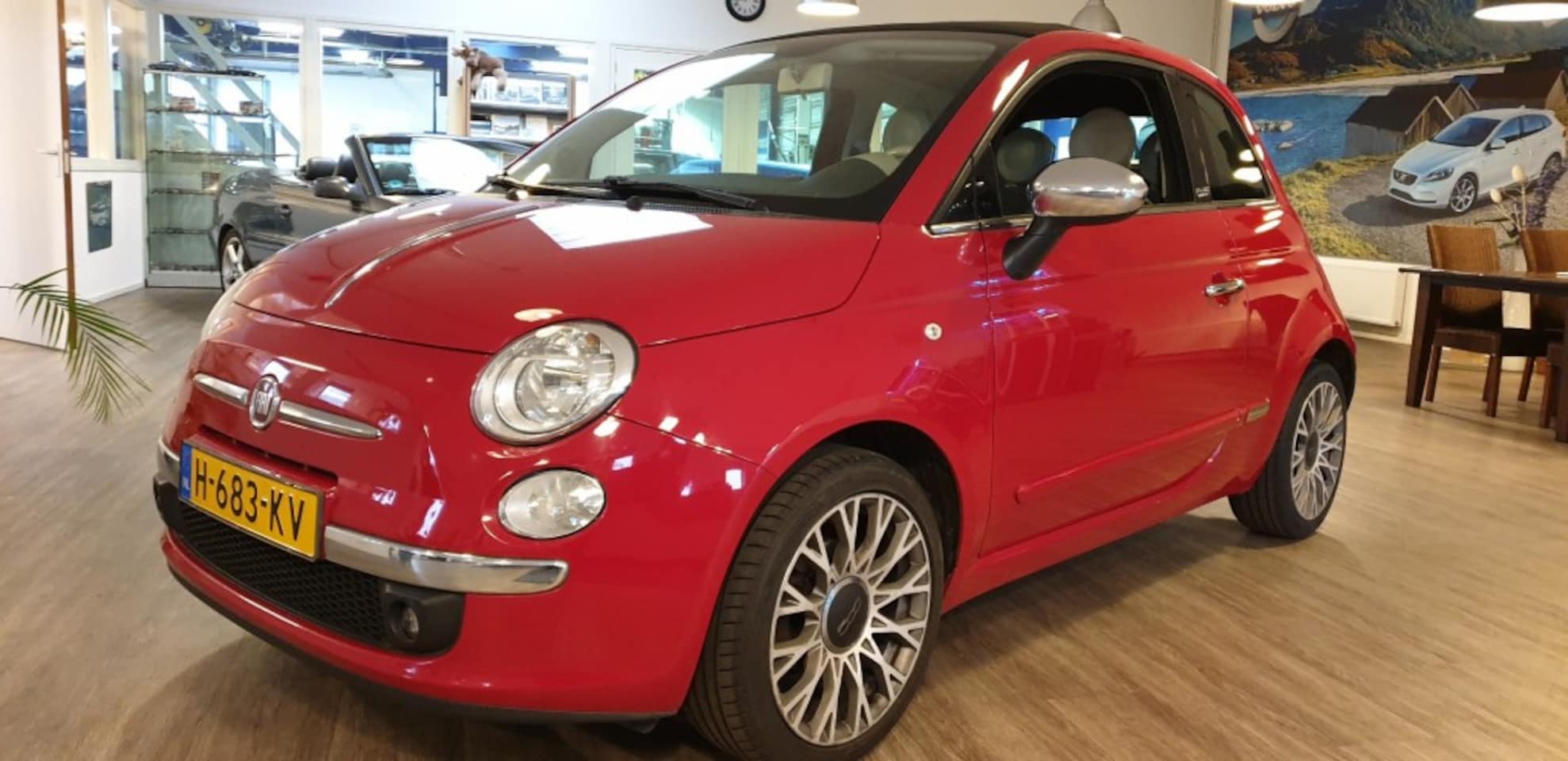 Fiat 500 - 1.2 LOUNGE  Cabriolet - AutoWereld.nl