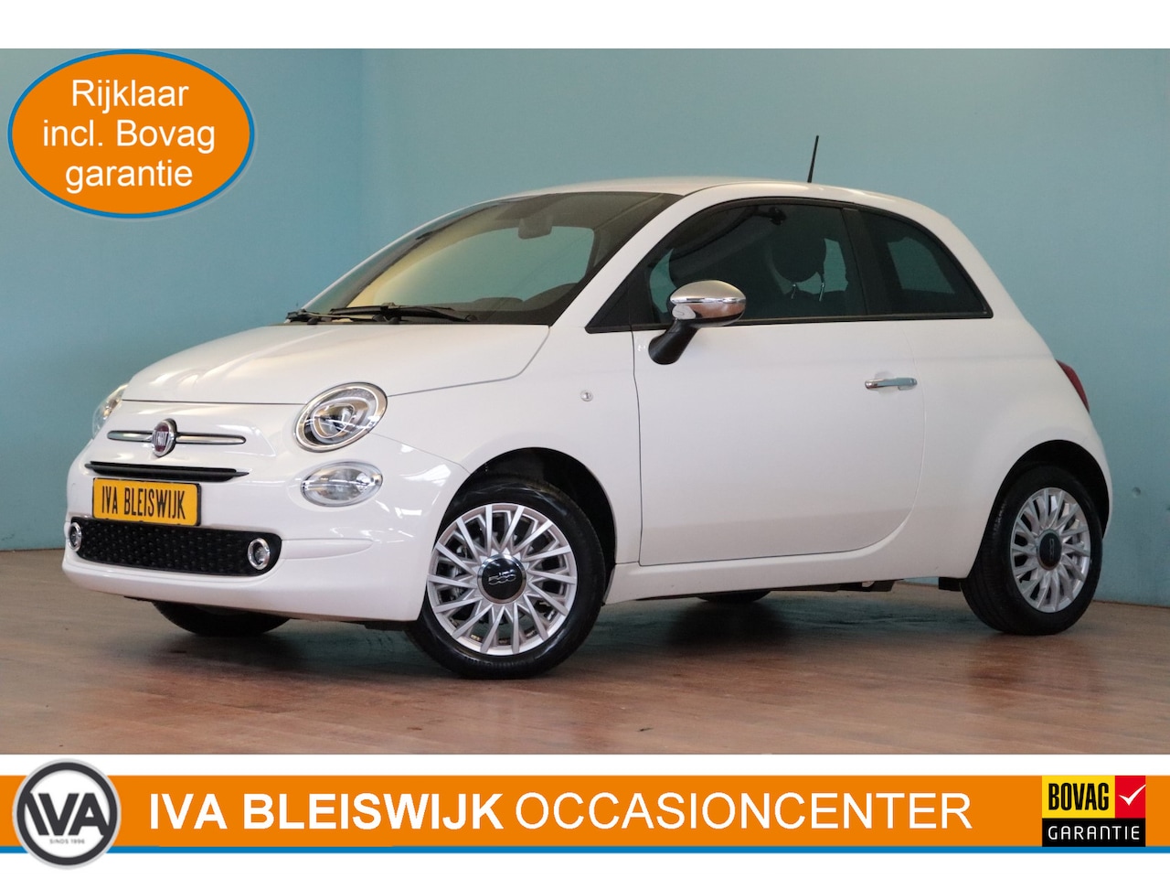 Fiat 500 - 1.0 Hybrid | APPCONNECT | AIRCO | PDC ACHTER | CRUISE | LMV15' | - AutoWereld.nl