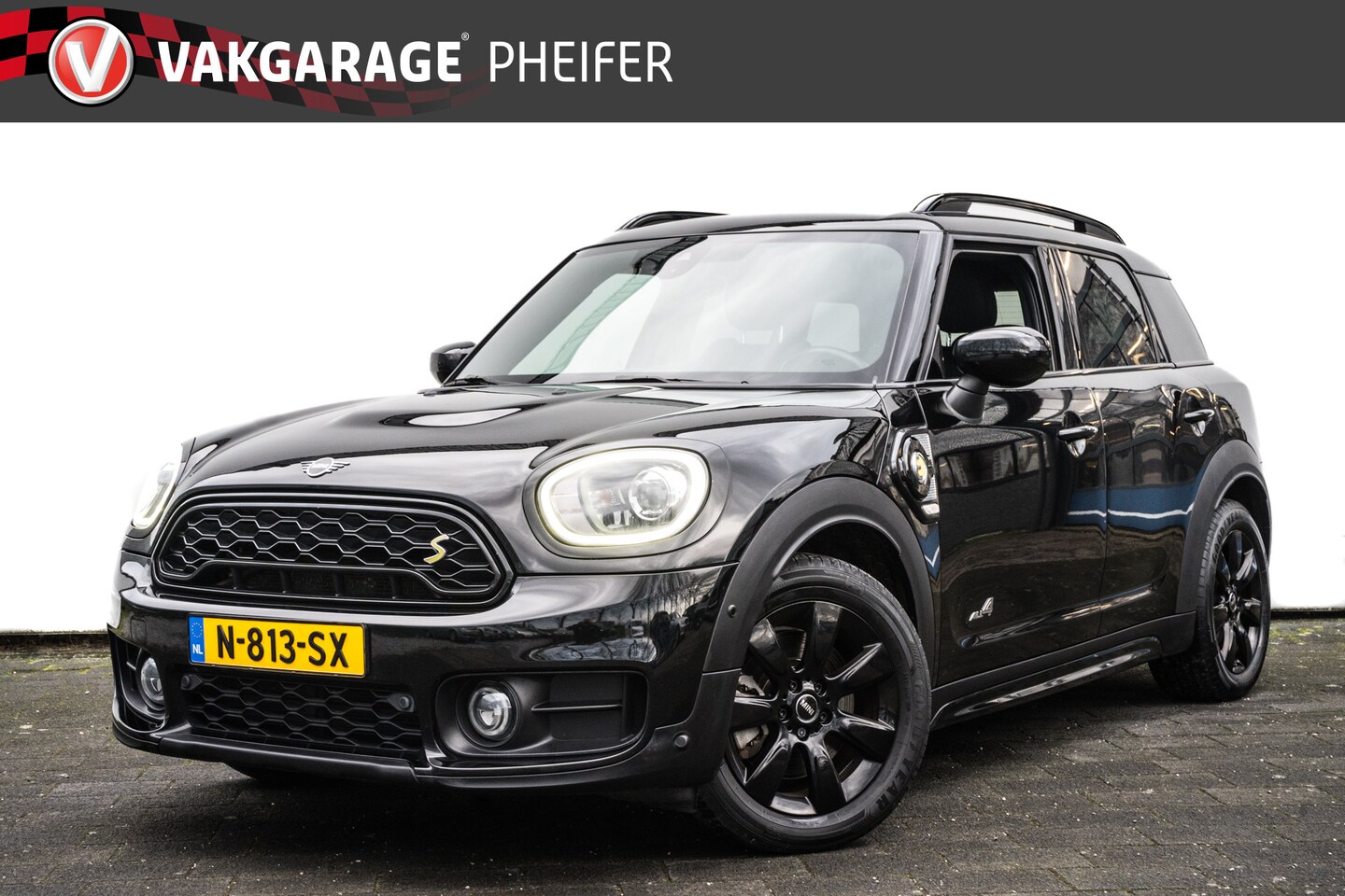 MINI Countryman - Mini 2.0 Cooper S E ALL4 224pk Plug-in Full led/ Adapt. cruise/ Sportstoelen/ Leer/ Naviga - AutoWereld.nl