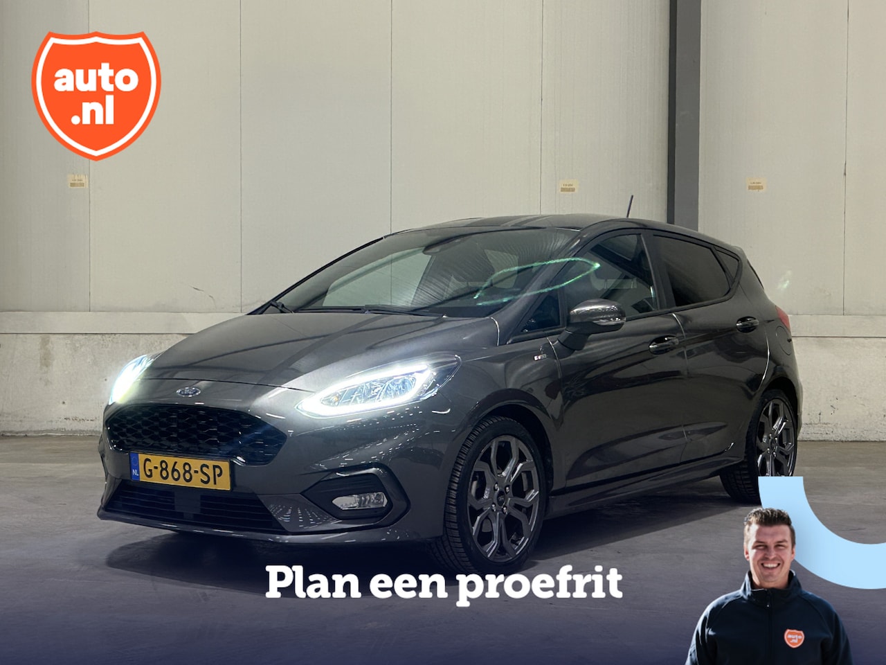 Ford Fiesta - 1.0 EcoBoost ST-Line | Cruise Control | Carplay | Parkeersensoren | Keyless |Start | 17"LM - AutoWereld.nl