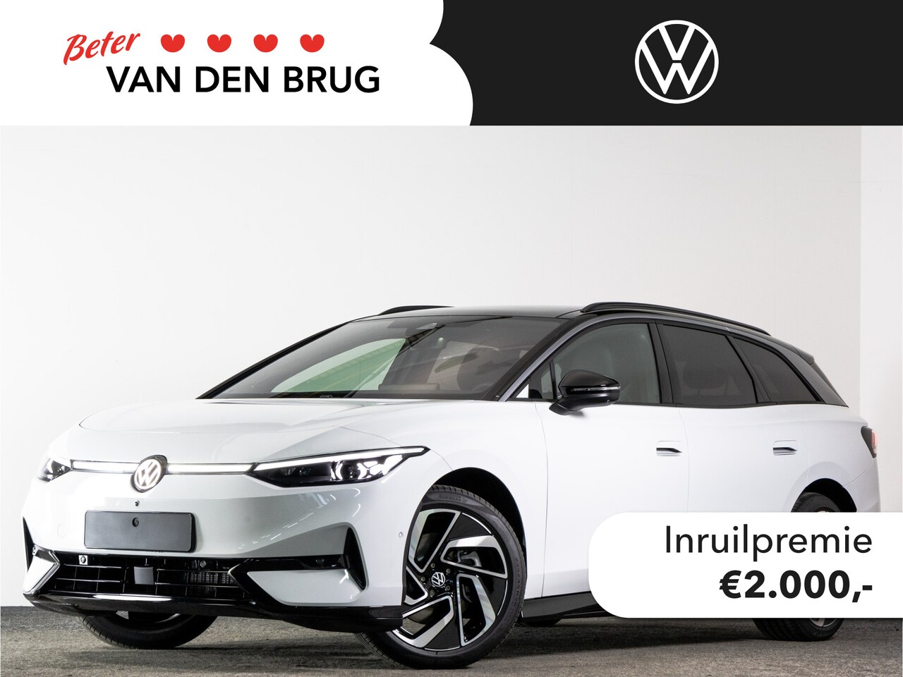 Volkswagen ID.7 Tourer - Pro Business 77 kWh 286 PK | Panoramadak | Stoelverwarming- & koeling | Trekhaak | Harman - AutoWereld.nl