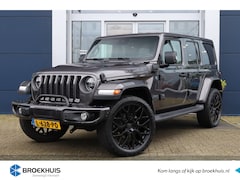 Jeep Wrangler Unlimited - 4xe 380-pk 80th Anniversary | 22'' Brute LMV | Camera V/A | Stuur + stoelverwarming | Alpi