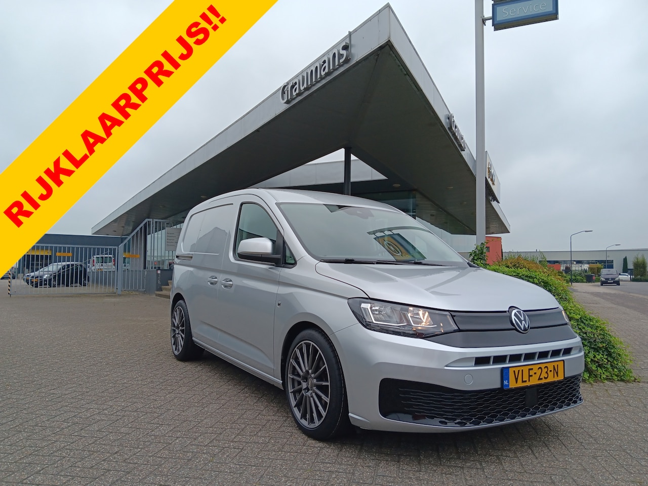 Volkswagen Caddy Cargo - 2.0 TDI Comfort 2.0 TDI 102PK Comfort, AIRCO, NAVIGATIE, SPORTSTOELEN, 18"LMV, TREKHAAK, UNIEK! - AutoWereld.nl