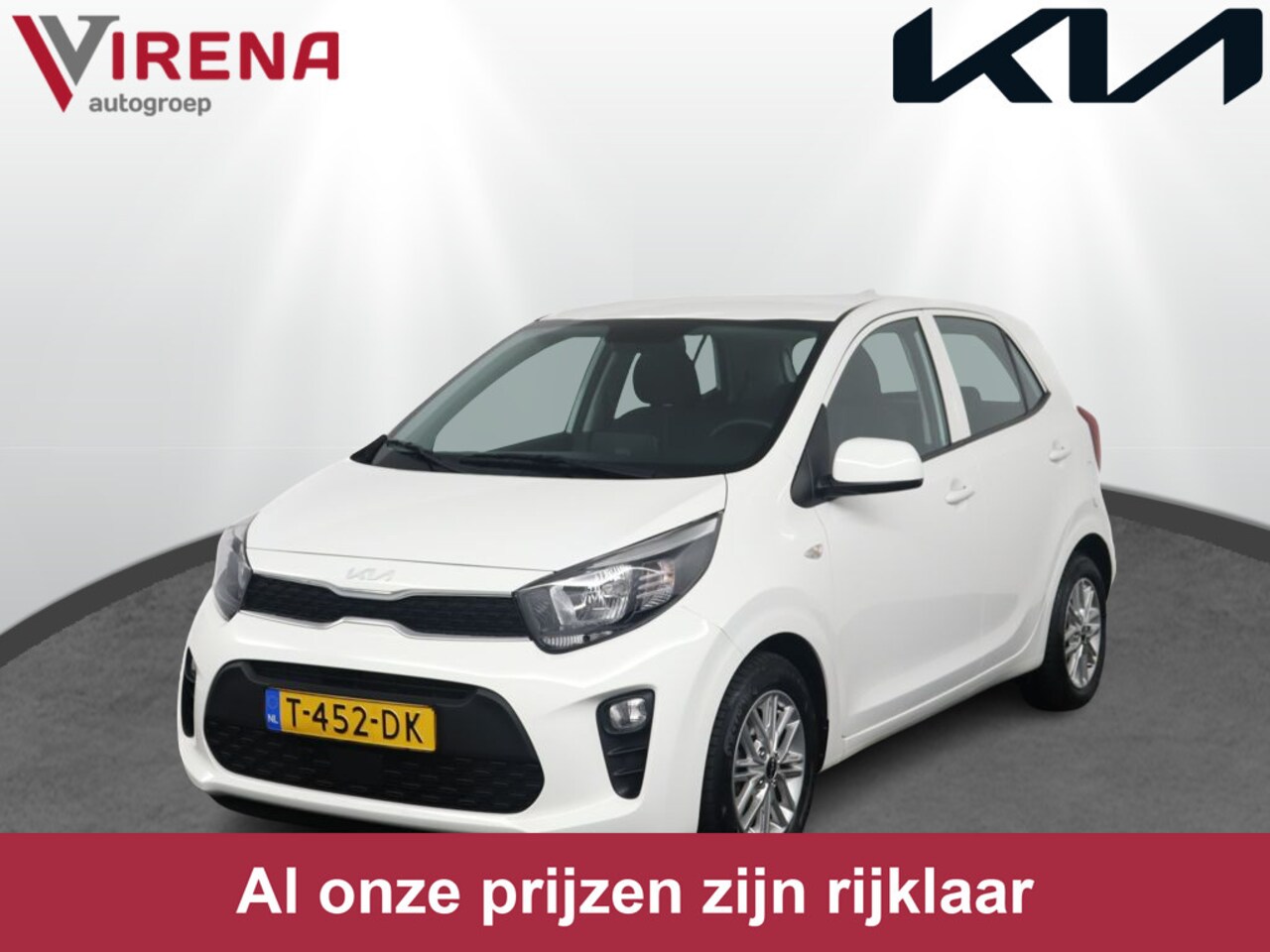 Kia Picanto - 1.0 DPi DynamicLine Navigatie via Apple Carplay/Android Auto - Cruise control - Airco - Ca - AutoWereld.nl