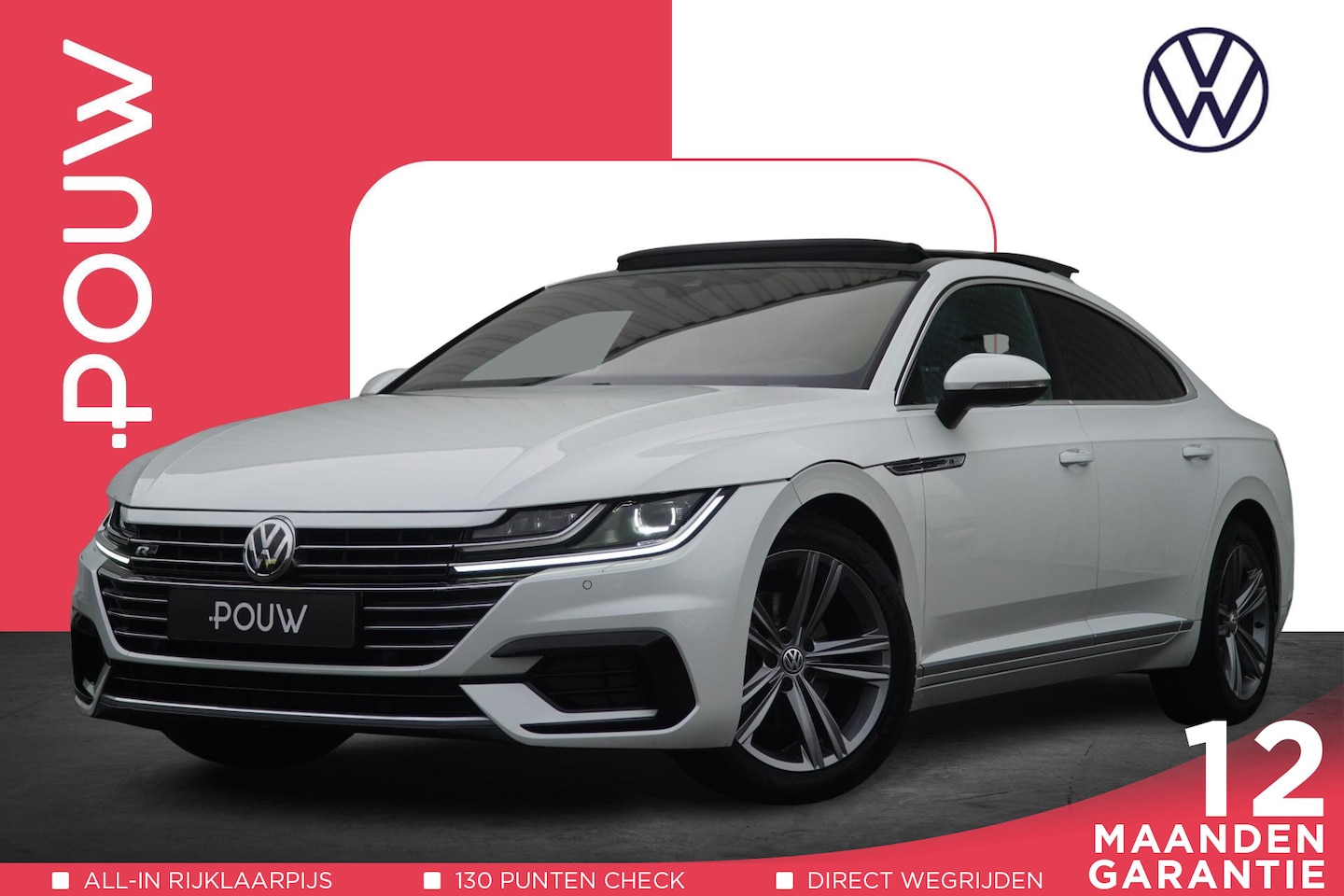 Volkswagen Arteon - 2.0 TSI 190pk DSG Business R Exclusive | Panoramadak | Trekhaak Wegklapbaar | Cruise Contr - AutoWereld.nl