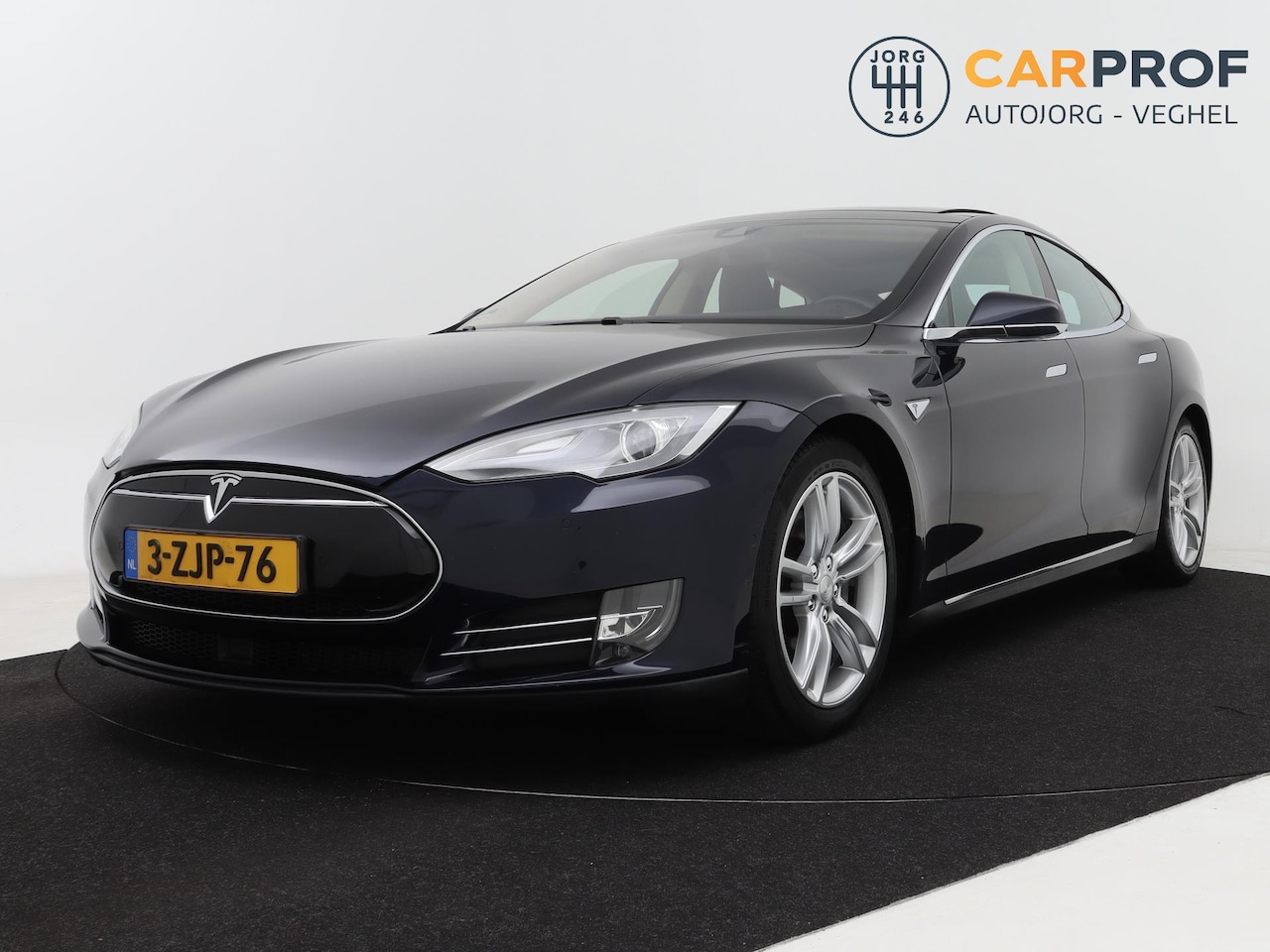 Tesla Model S - 85 Base Lederen Bekleding, Panorama dak, Stoelverwarming, achteruitrijcamera. - AutoWereld.nl