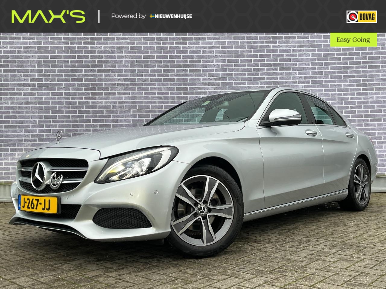 Mercedes-Benz C-klasse - 180 AMG Sport Edition | Trekhaak | Cruise Control | Navi | Parkeersensoren | Sportstoelen - AutoWereld.nl