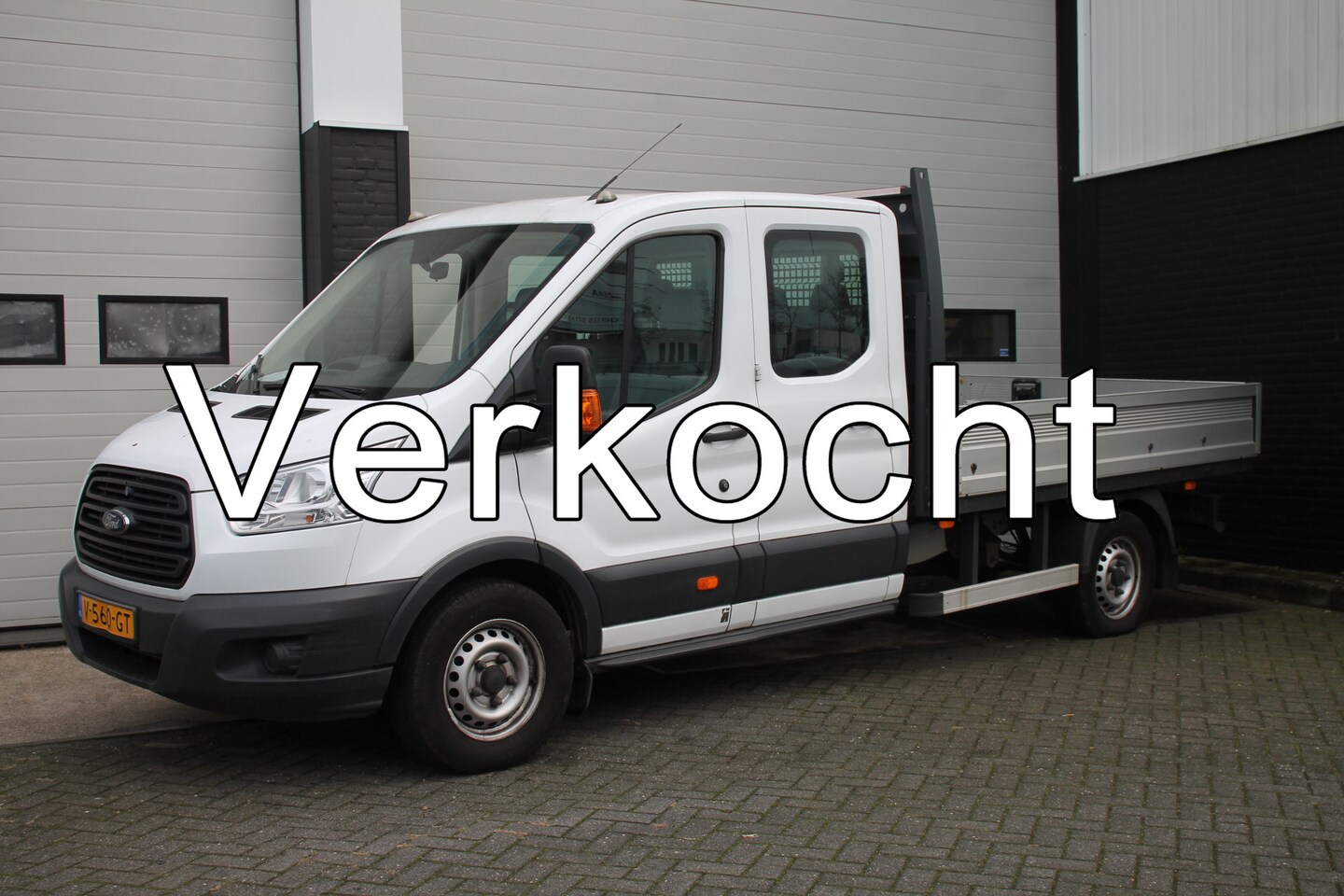 Ford Transit - 2.2 TDCI L3 Dubbele Cabine Open Laadbak - Trekhaak - NAP -  € 15.900,- Excl. - AutoWereld.nl