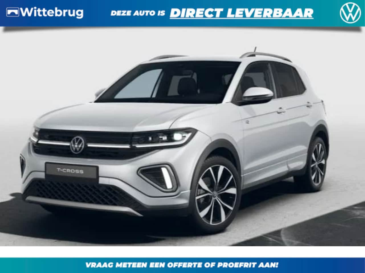 Volkswagen T-Cross - 1.0 TSI R-Line Edition !!!Profiteer ook van 2.000 EURO inruilpremie!!! - AutoWereld.nl