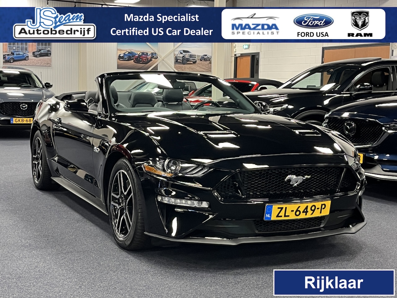 Ford Mustang Convertible - USA 5.0i V8 GT Premium 422PK Automaat - AutoWereld.nl