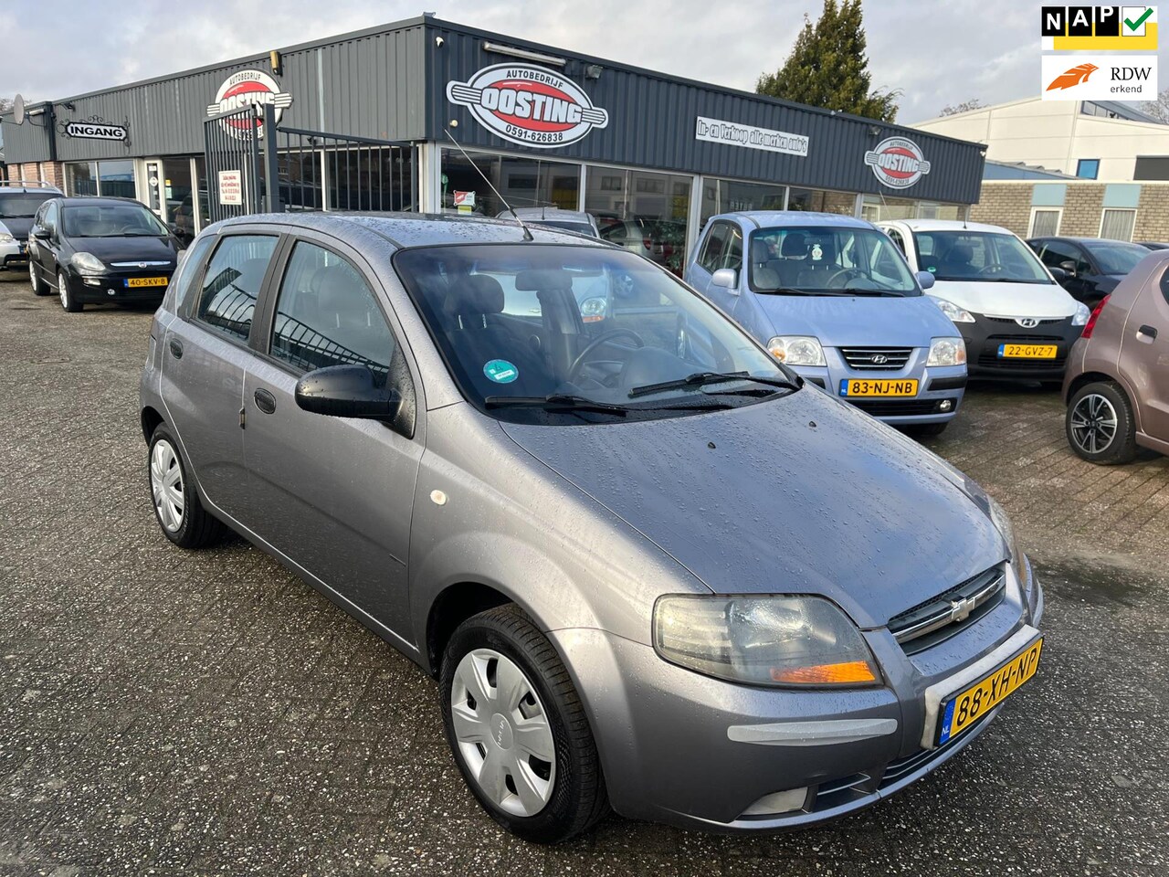 Chevrolet Kalos - 1.2 Spirit(st-bekr,elektr-pakket,5drs,90dkm,bj07,2299,-) - AutoWereld.nl