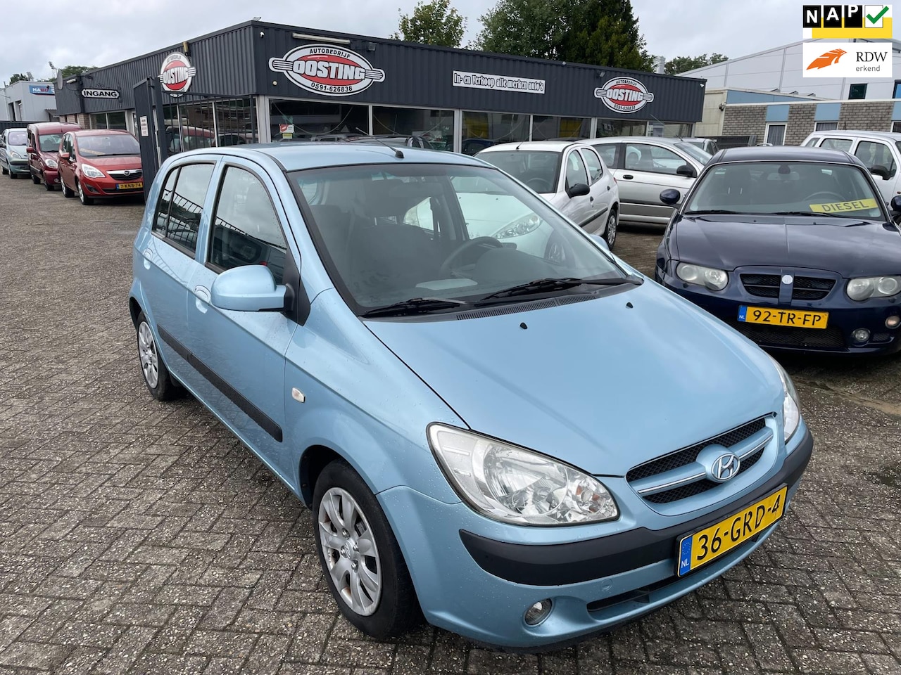 Hyundai Getz - 1.4i Active Cool(st-bekr,airco,5drs,bj08,2599,-) - AutoWereld.nl