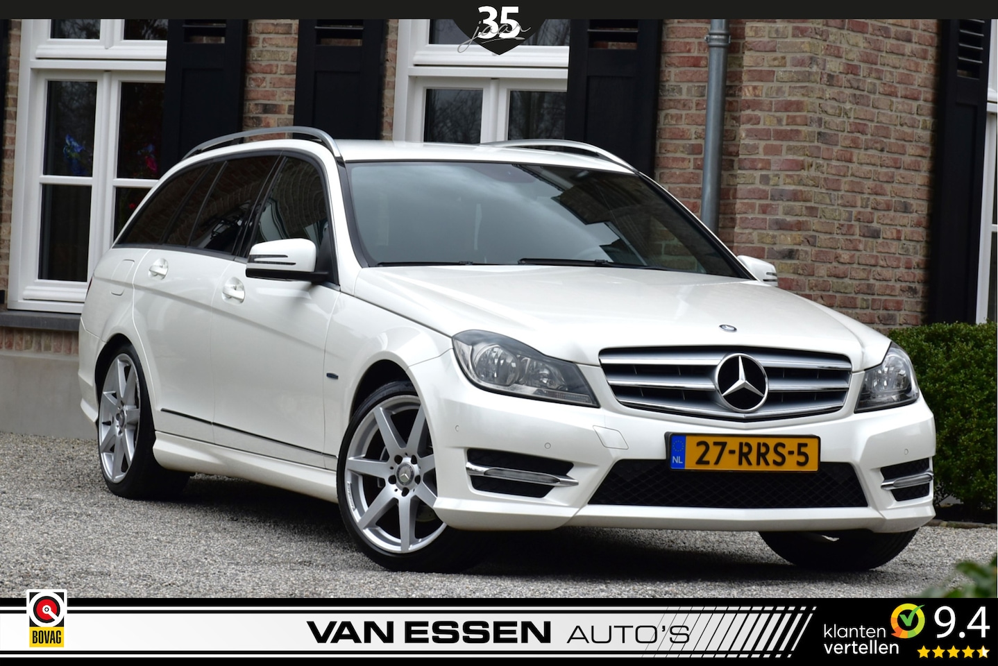 Mercedes-Benz C-klasse Estate - 180 Business Class 125! Avantgarde Navi Airco PDC Trekhaak - AutoWereld.nl