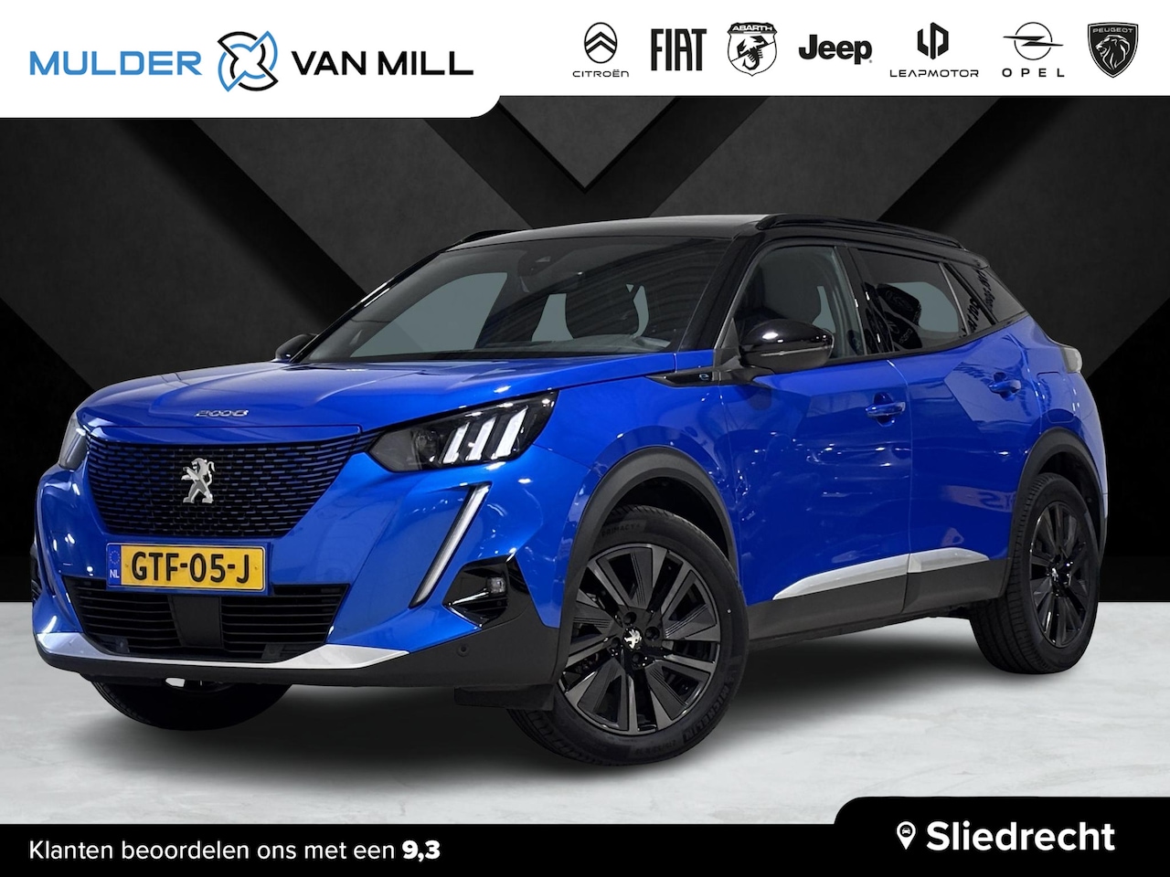 Peugeot e-2008 - SUV GT Pack EV 3-FASEN 50kWh 136pk AUTOMAAT | SCHUIF/KANTELDAK | ALCANTARA/LEDER | ADAPTIV - AutoWereld.nl