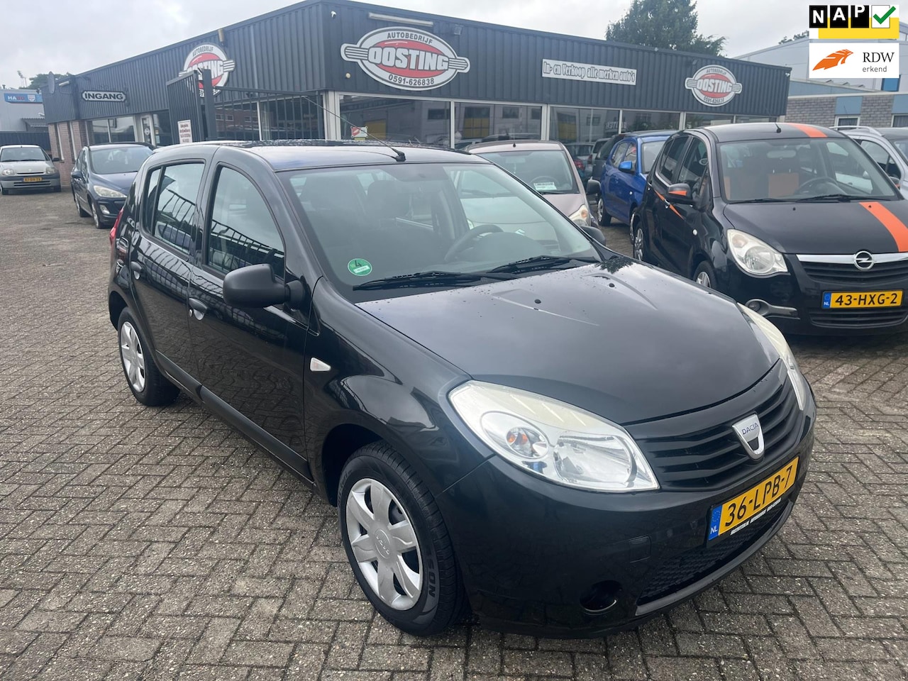 Dacia Sandero - 1.2 Ambiance(st-bekr,airco,5drs,bj10,2999,-) - AutoWereld.nl