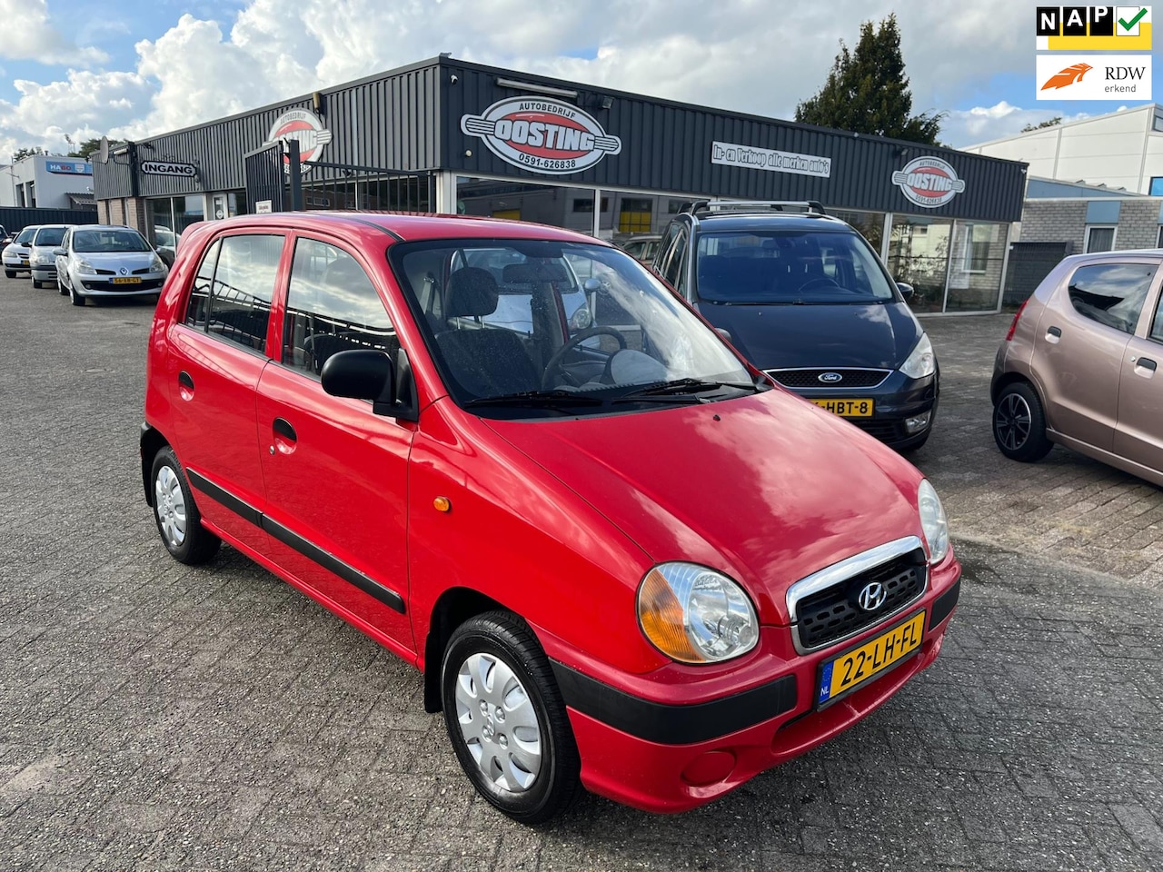 Hyundai Atos Spirit - 1.0i LX Sound(hoge instap,zeer netjes,149dkm,bj03,1499,-) - AutoWereld.nl