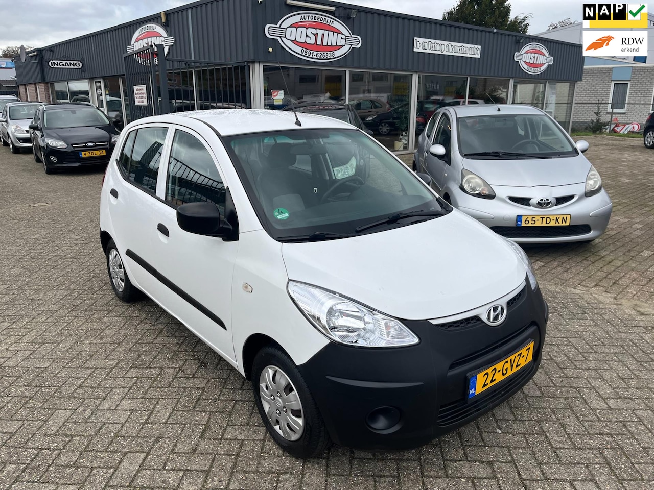 Hyundai i10 - 1.1 Pure(st-bekr,hoge-instap,5drs,bj08,1999,-) - AutoWereld.nl