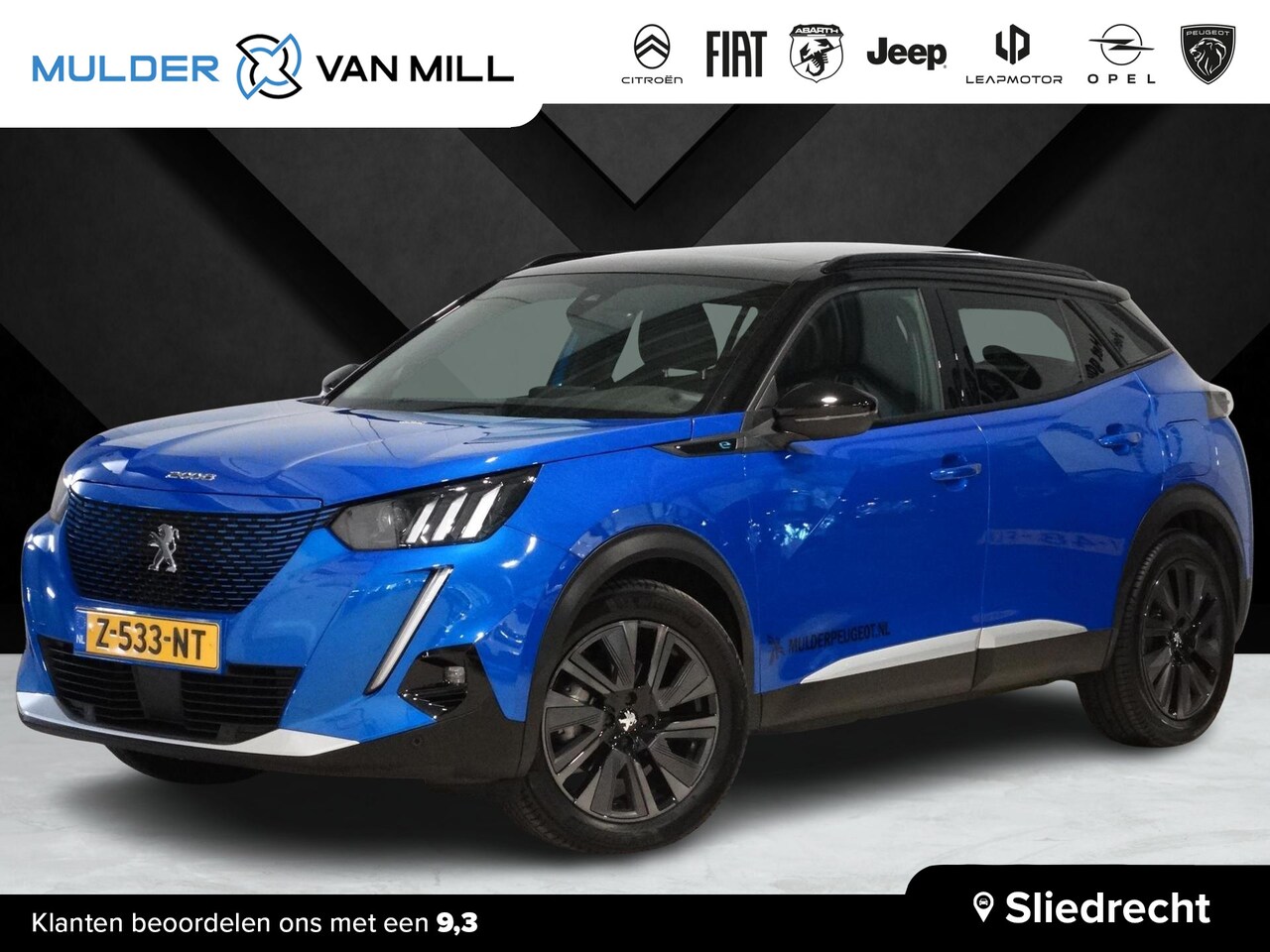 Peugeot e-2008 - SUV GT Pack EV 3-FASEN 50kWh 136pk 12% BIJTELLING! | SCHUIF/KANTELDAK | NAPPA LEDER | ADAP - AutoWereld.nl