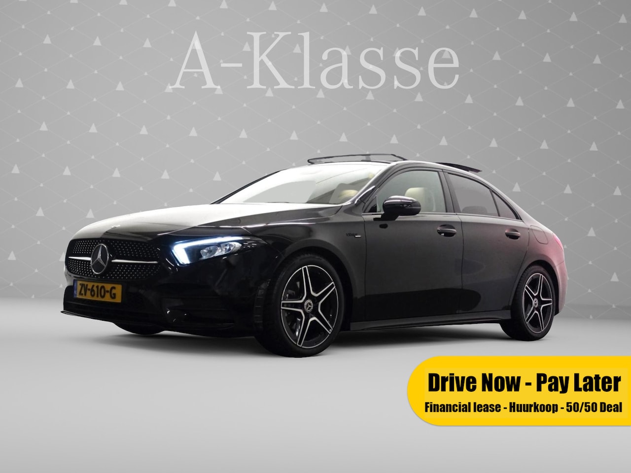 Mercedes-Benz A-klasse - Limousine 200 AMG Night Edition Aut- Panodak I  Widescreen I Leer I Camera I Full - AutoWereld.nl