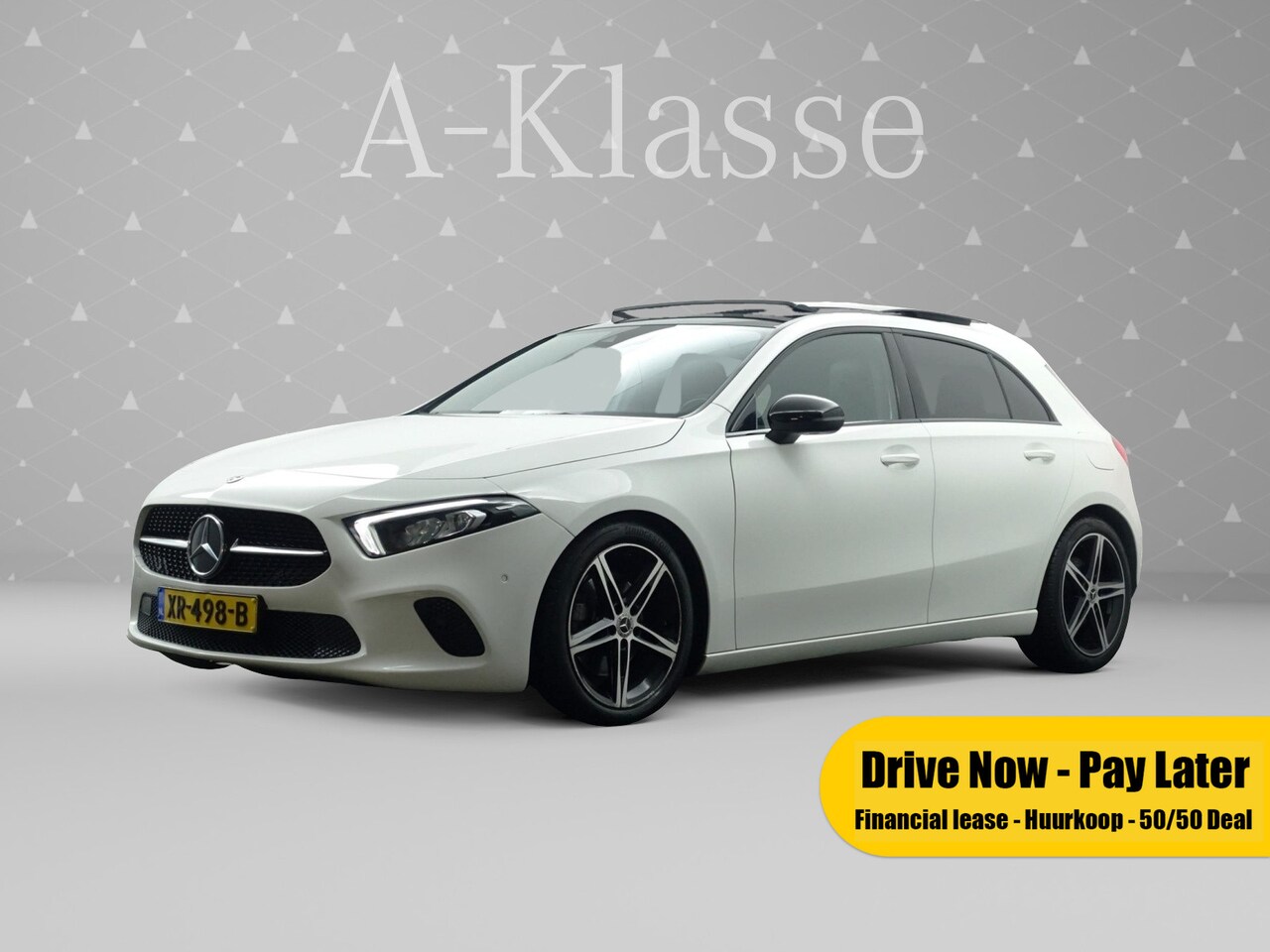 Mercedes-Benz A-klasse - 220 AMG Night Edition Aut- Panoramadak I Leer I Widescreen I Carplay I Camera I - AutoWereld.nl