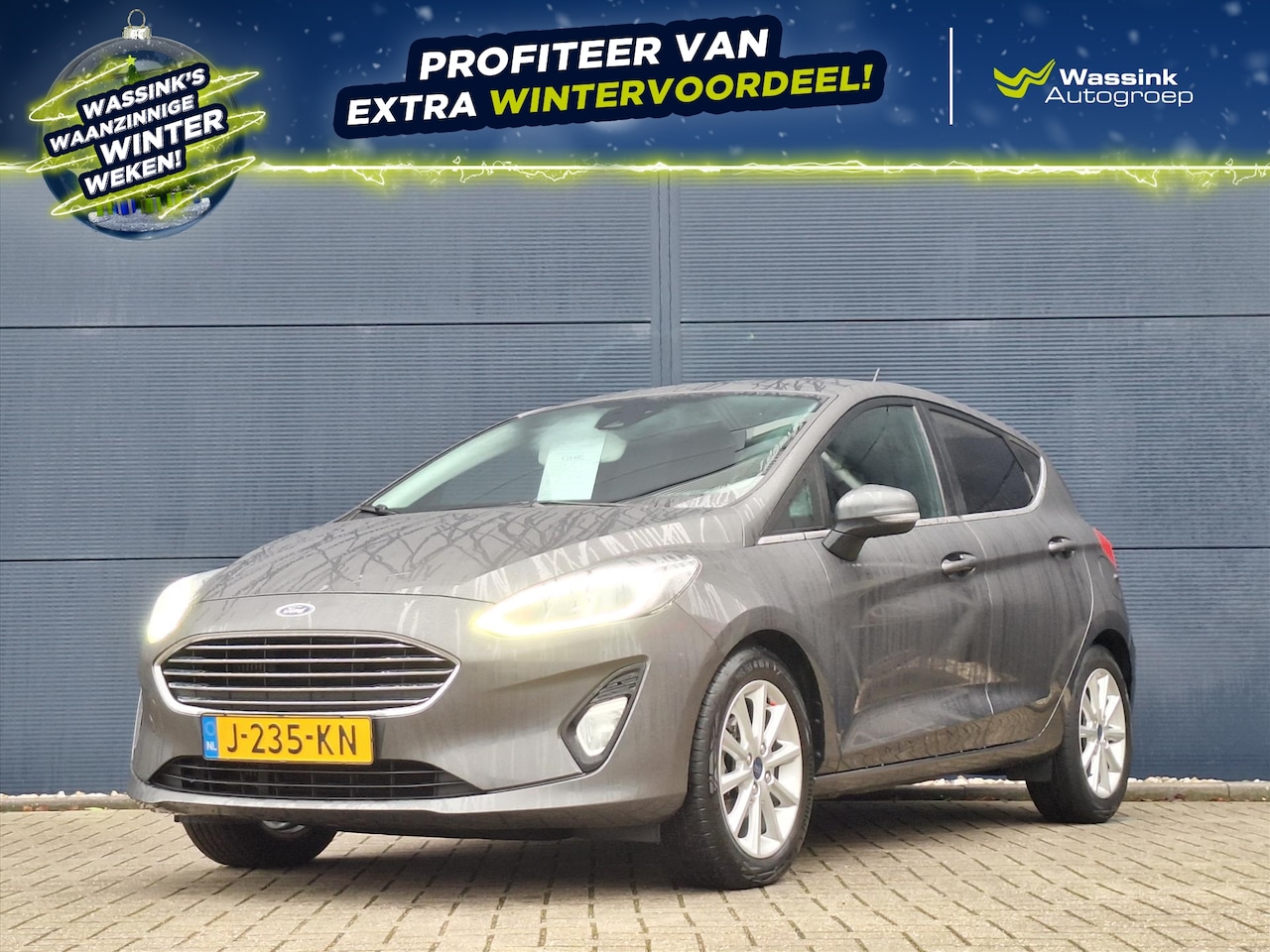 Ford Fiesta - 1.0 EcoBoost 100pk 5dr Titanium | Navigatie | Parkeersensoren Achter | Airco - AutoWereld.nl