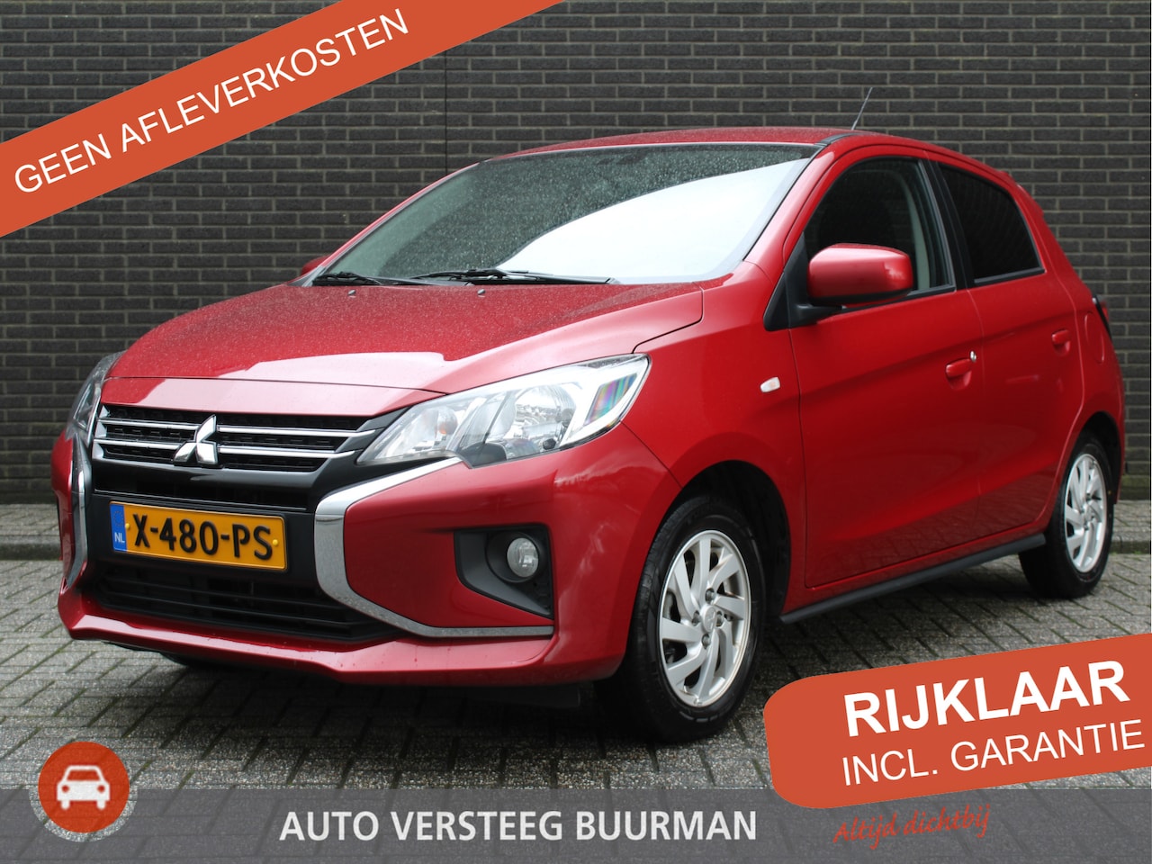 Mitsubishi Space Star - 1.2 Dynamic Cruise/Climate control, Apple carplay, Android auto, LM velgen, Privacy glass - AutoWereld.nl