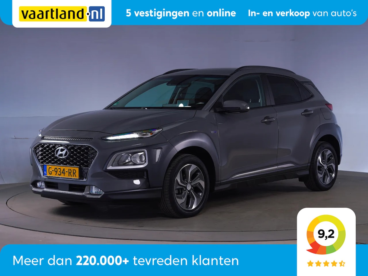 Hyundai Kona - 1.6 GDI HEV Fashion [ Head-up Navi Camera Clima ] - AutoWereld.nl