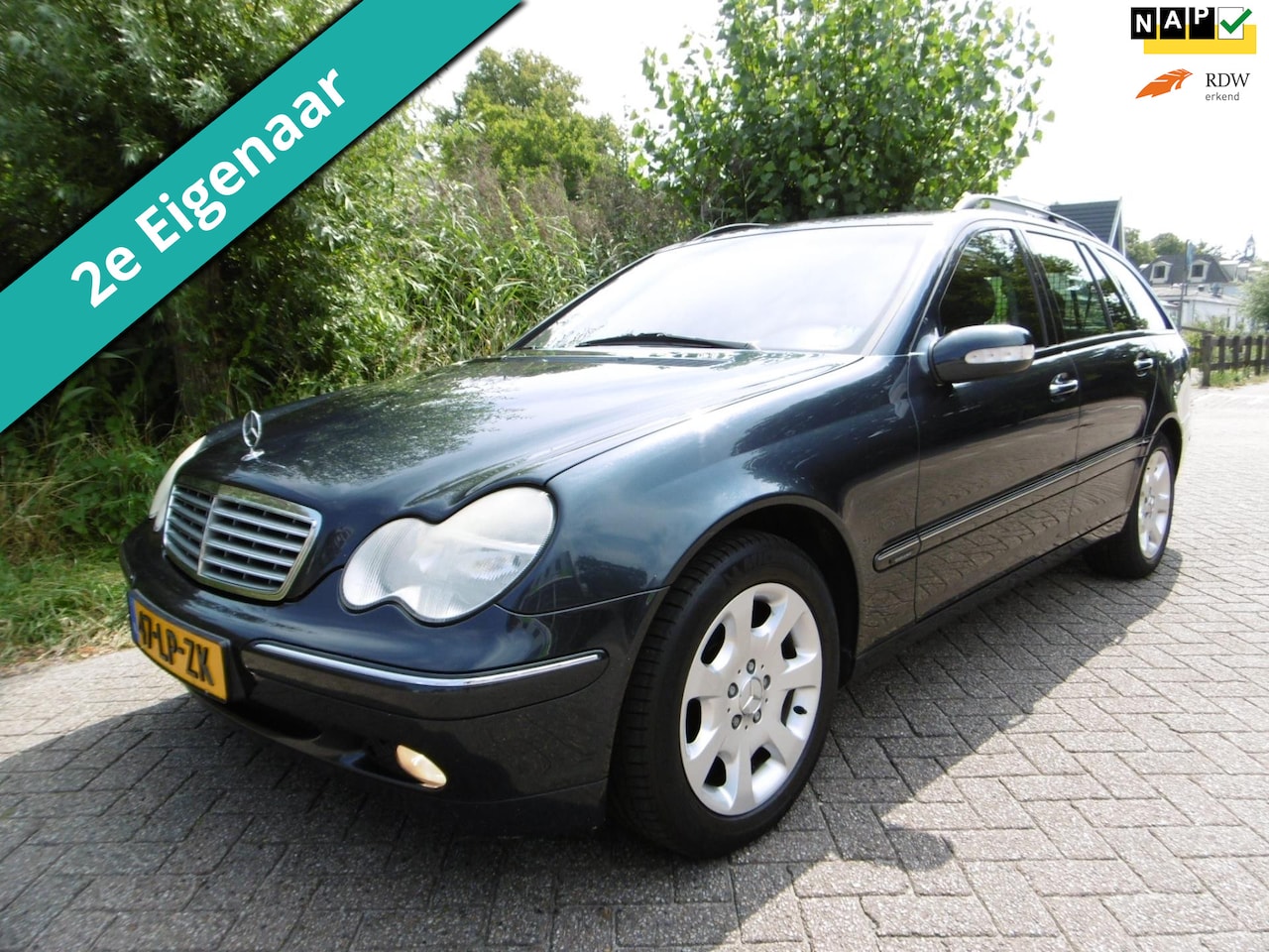 Mercedes-Benz C-klasse Combi - 220 CDI Elegance 143pk Automaat Clima Cruise 2e eig - AutoWereld.nl