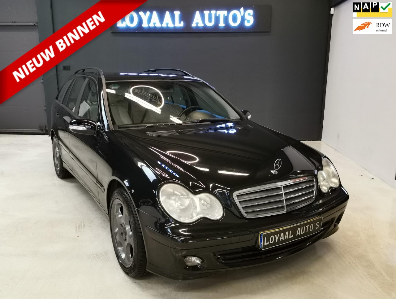 Mercedes-Benz C-klasse Combi - 180 K. Classic | AIRCO | CRUISE | LEDER | ELEK.RAMEN | NAP | APK. - AutoWereld.nl