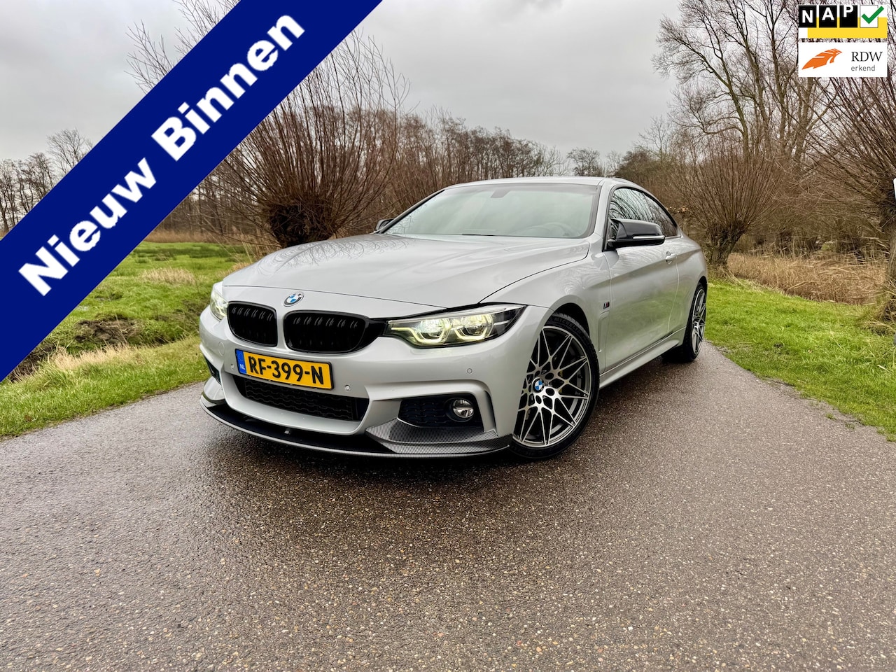 BMW 4-serie Coupé - 440i High Executive / Automaat / Climate Control / Leder / Stoelverwarming / Navigatie / / - AutoWereld.nl