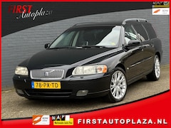 Volvo V70 - 2.5T Summum AUTOMAAT LEDER/NAVI/CRUISE/TREKHAAK | NETTE AUTO