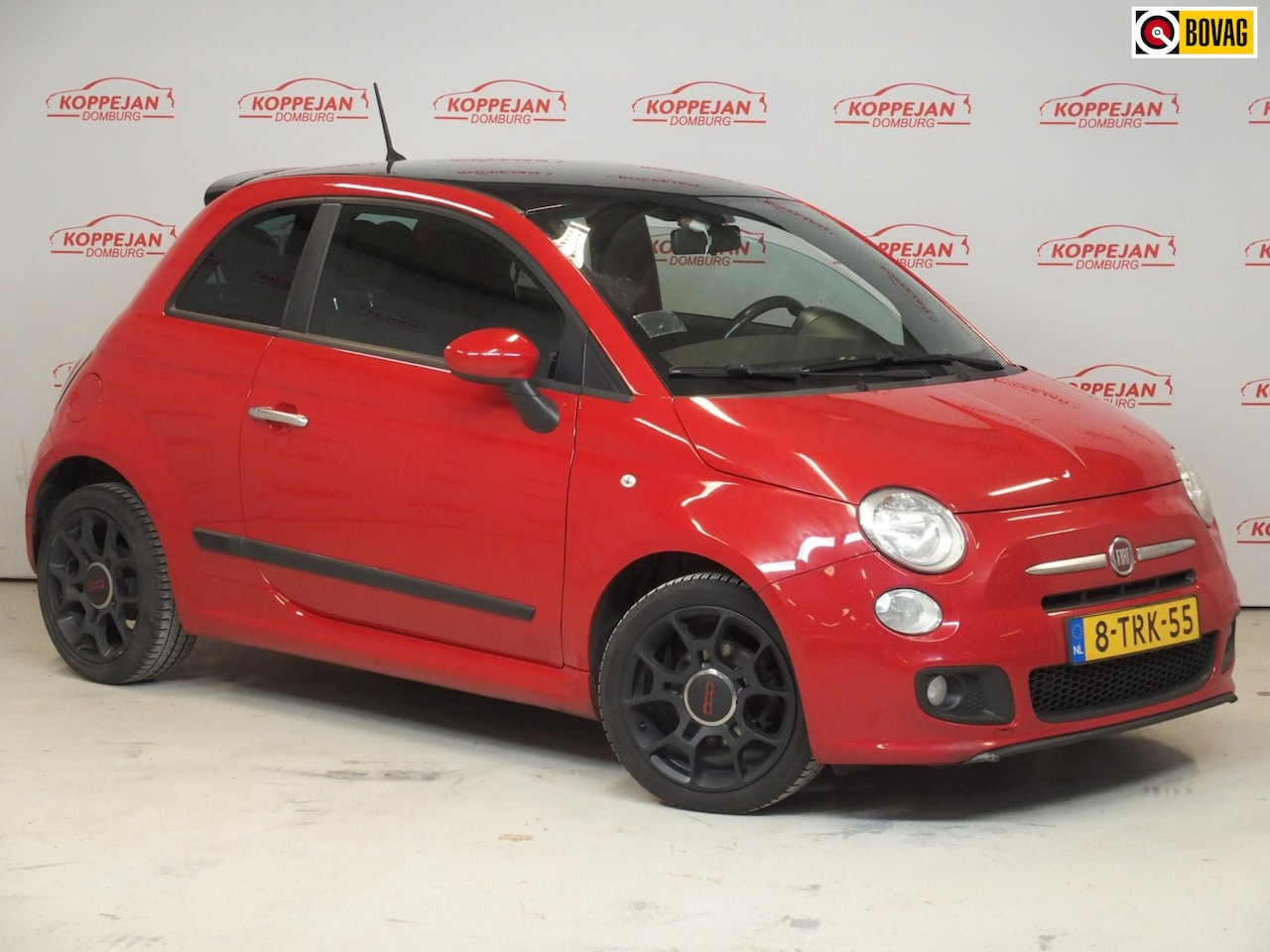 Fiat 500 - 0.9 TwinAir 500S 0.9 TwinAir 500S, Airco, Zwart dak, All season, Mist lampen - AutoWereld.nl