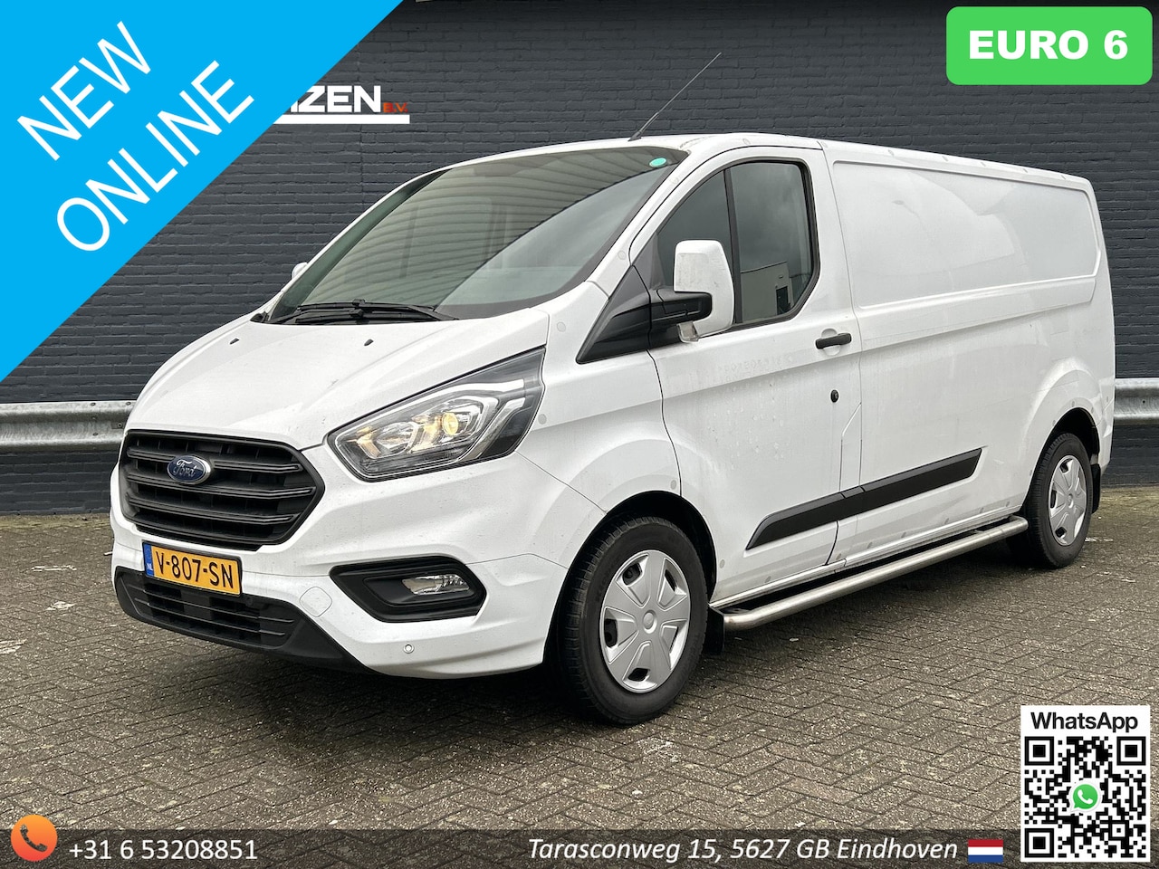 Ford Transit Custom - 340 2.0 TDCI L2H1 Trend | € 8.450,- NETTO! | Euro 6 | Airco | Cruise | Navi | Camera | Sto - AutoWereld.nl