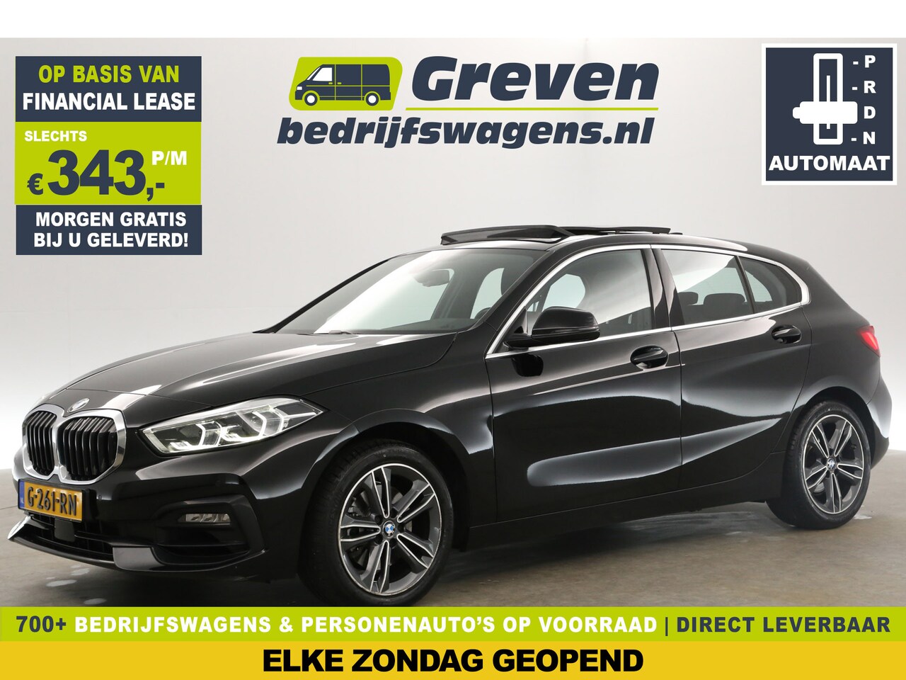 BMW 1-serie - 118i Executive Edition 140PK Automaat Pano Sfeerverl. Clima Cruise LED Navi Virtual PDC 17 - AutoWereld.nl