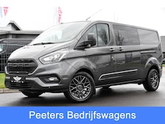 Ford Transit Custom - 300 2.0 TDCI L2H1 Limited DC Adaptieve Cruise, Camera, Carplay, 170PK LED, Leder, Automaat