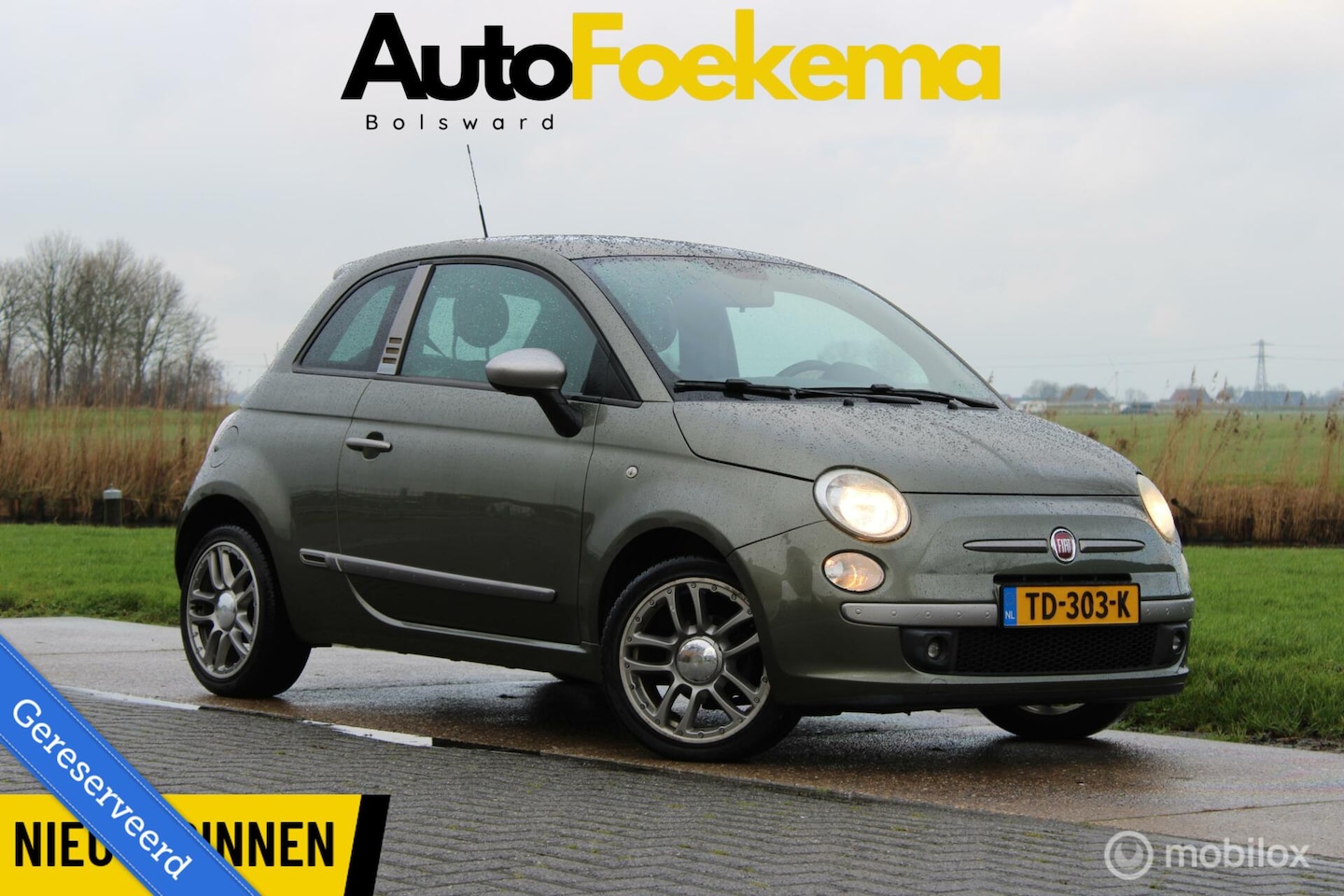 Fiat 500 - 1.2 LIMITED edition by Diesel PANODAK HALF LEDER AIRCO - AutoWereld.nl