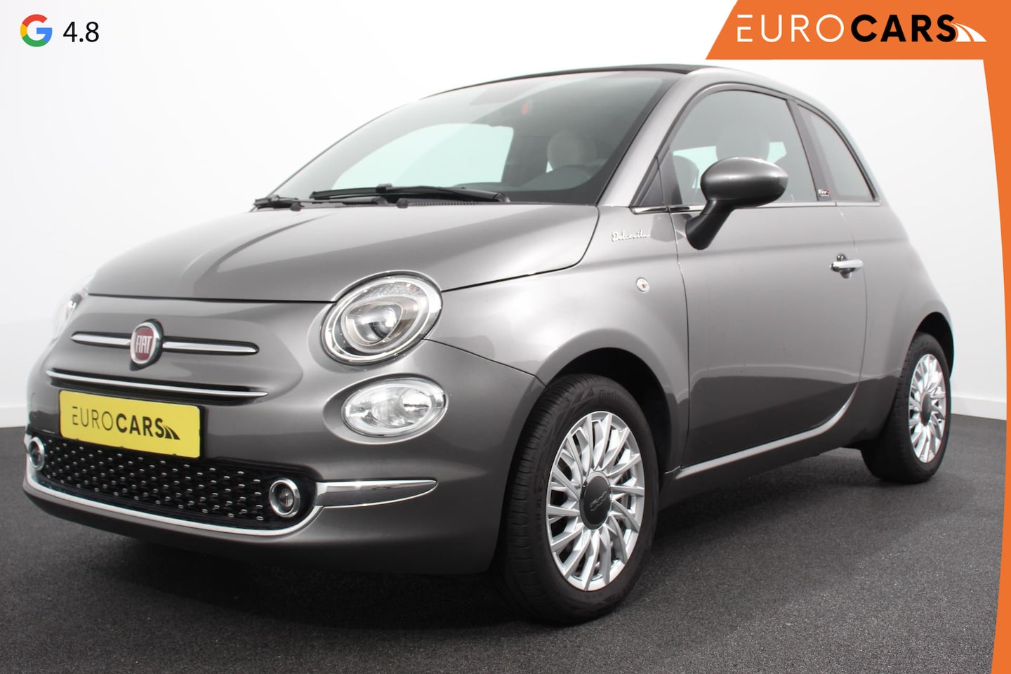 Fiat 500 C - 1.0 Hybrid Dolcevita | Cruise Control | Climatronic | Lederen Bekleding | Parkeersensoren - AutoWereld.nl