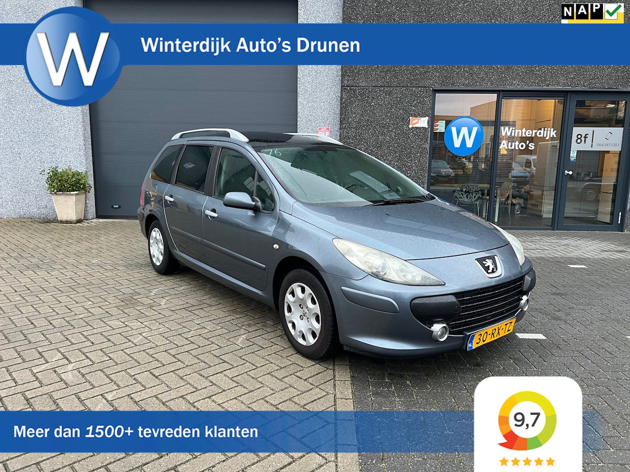 Peugeot 307 SW - 1.6-16V Airco, Cruise, Nieuwe Apk, Trekhaak, Panorama - AutoWereld.nl