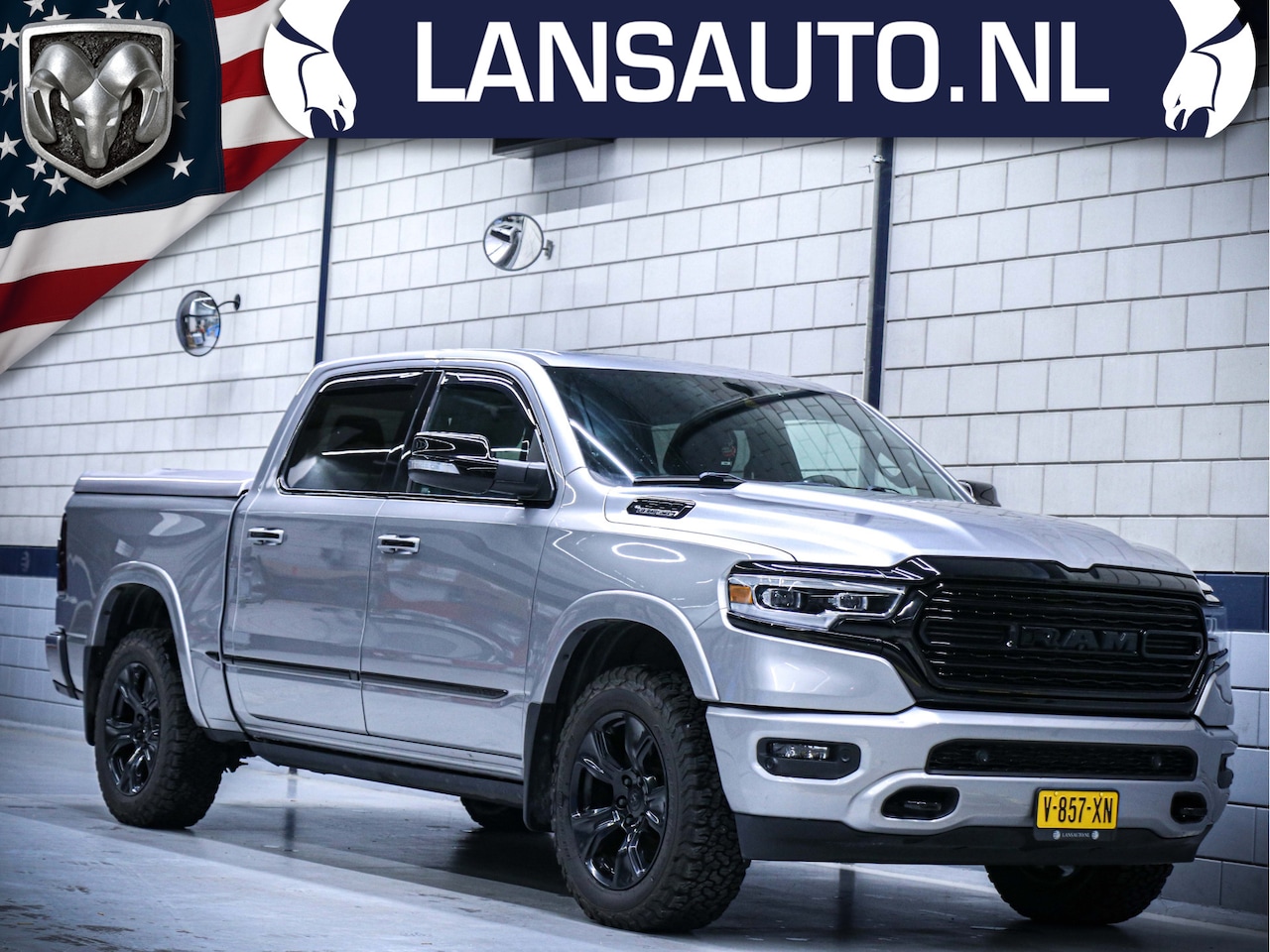 Dodge Ram 1500 - Limited Black Edition | 5.7L HEMI V8 4x4 Crew Cab - AutoWereld.nl