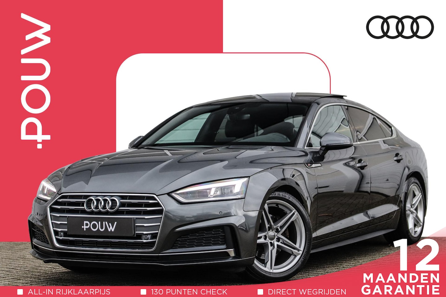 Audi A5 Sportback - 35 TFSI 150pk S-tronic S-Line Edition | Panoramadak | Stoelverwarming - AutoWereld.nl