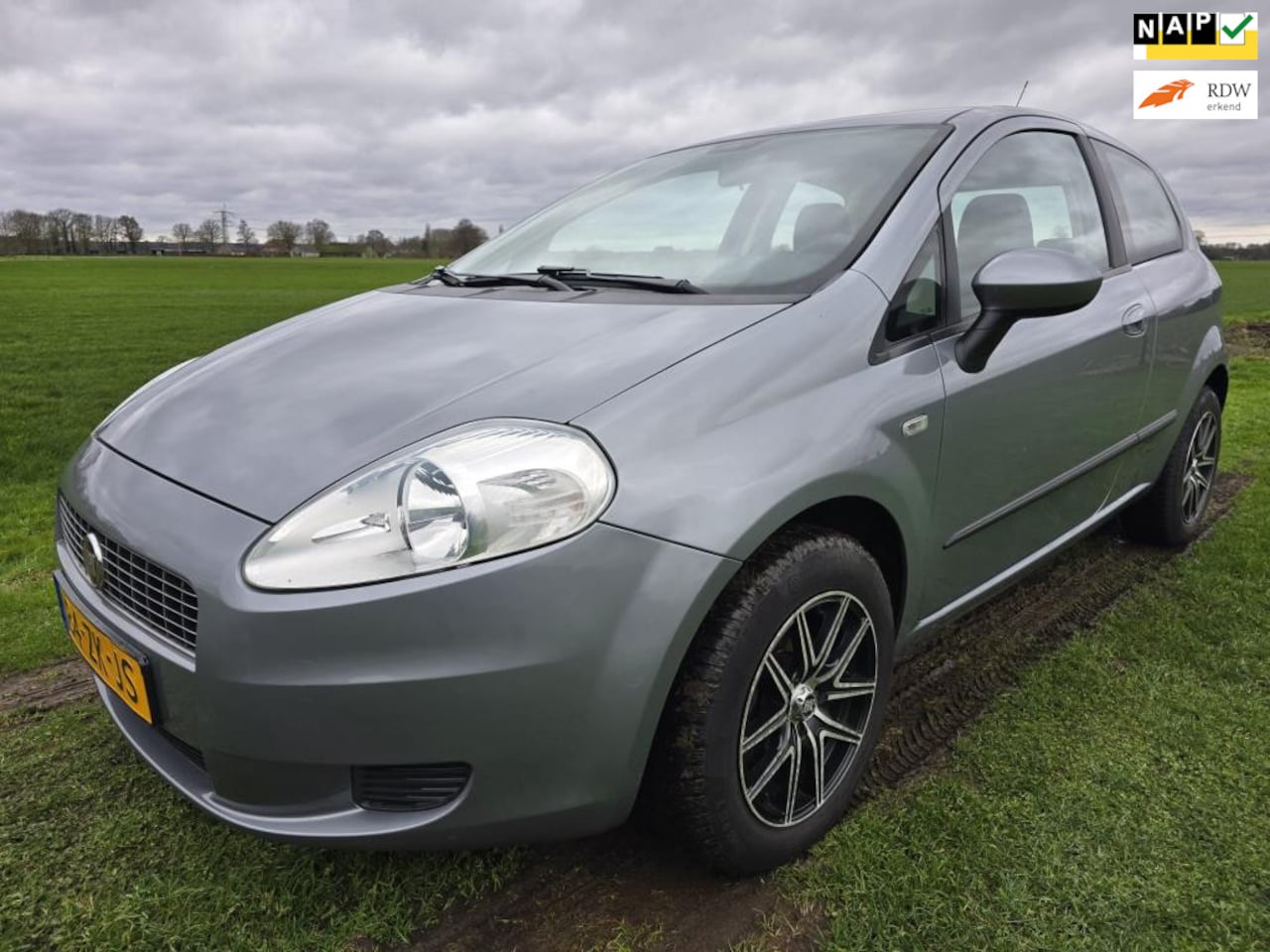 Fiat Grande Punto - 1.4 Dynamic|Airco|NL-auto|NAP|Bluetooth - AutoWereld.nl