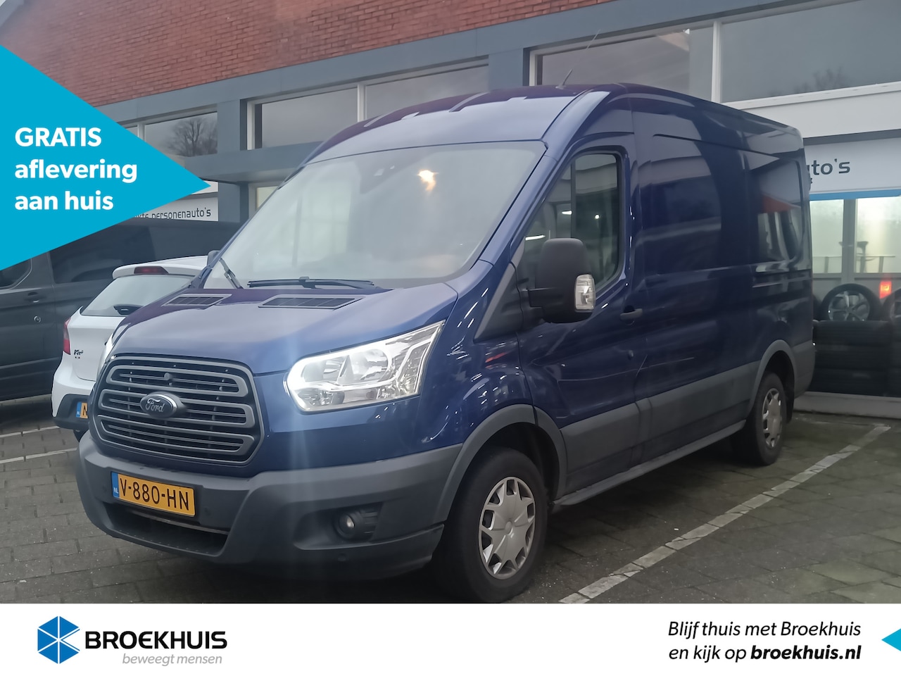 Ford Transit - 290 2.0 TDCI L2H2 Trend | Trekhaak | Cruise | 3-persoons | - AutoWereld.nl