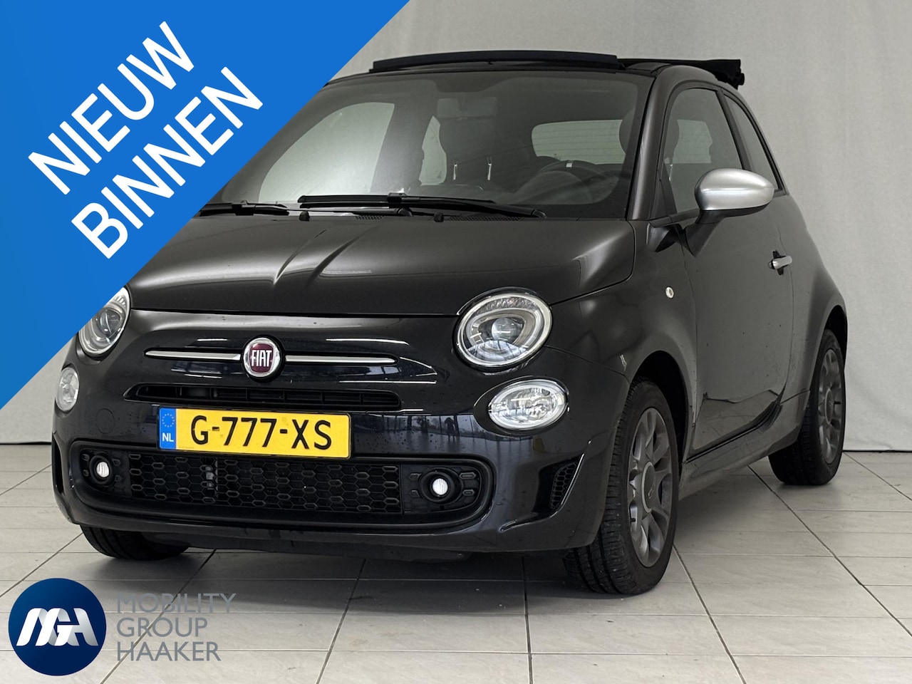 Fiat 500 - 1.2 Rockstar I Cabriolet I Apple/Android I Parkeersensoren I Cruise Control - AutoWereld.nl