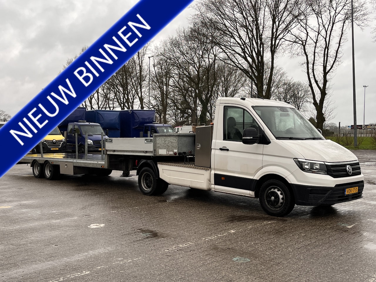 Volkswagen Crafter - 50 2.0 TDI 177pk L3 Be Combi Be oplegger Airco Cruise controle Navigatie Tacho 7000kg tota - AutoWereld.nl